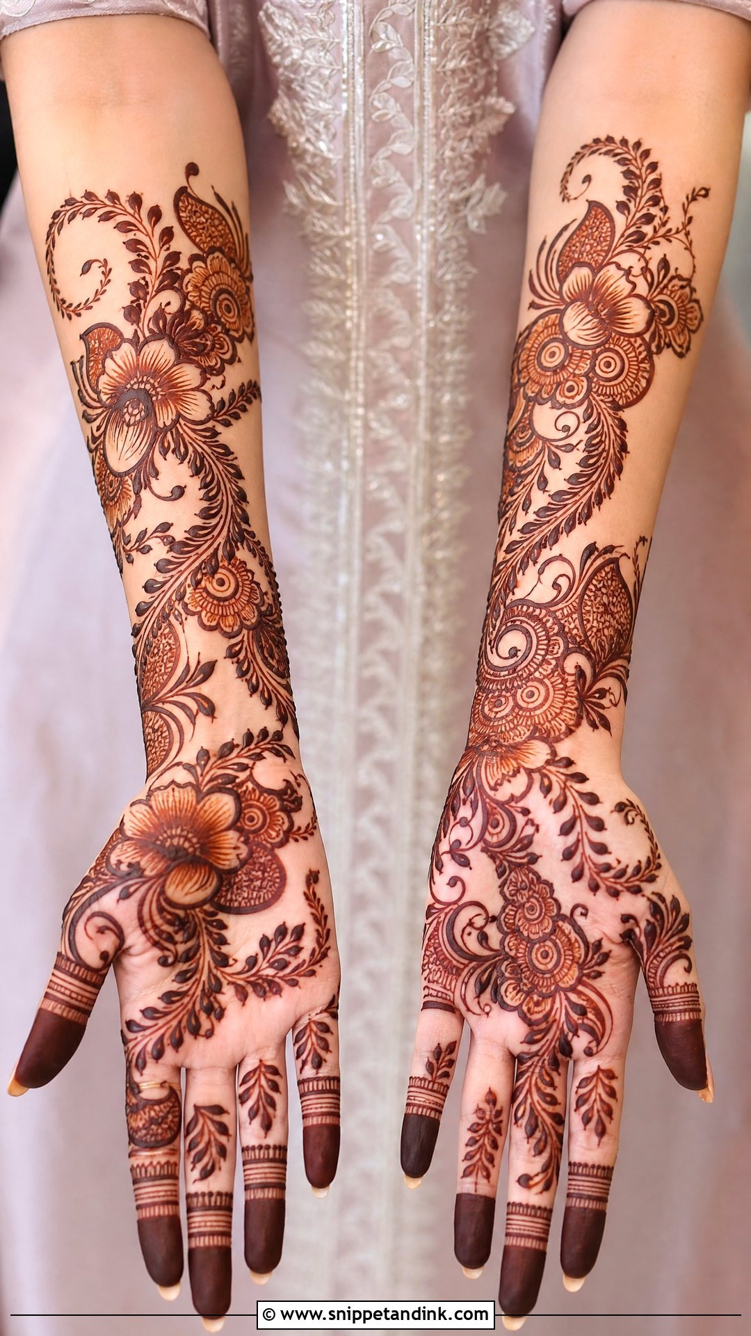 Arabic Dulhan Mehndi Design - Snippet and Ink - 30 Dulhan Mehndi Designs Indian Weddings