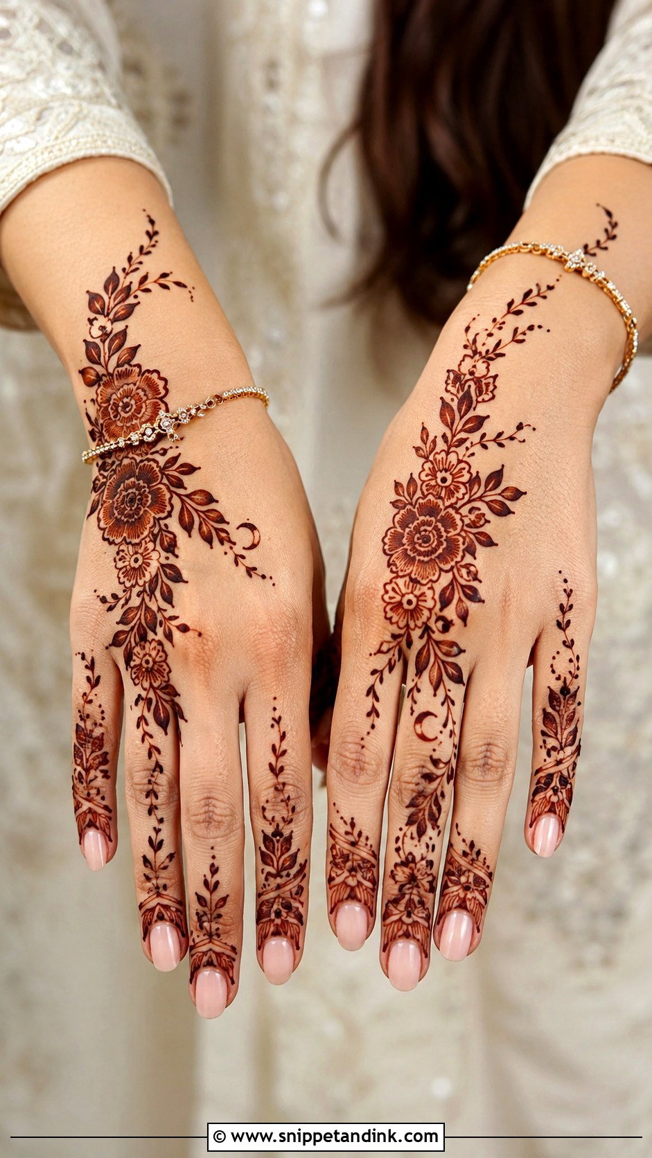 Arabic Eid Mehndi Design - Snippet and Ink - 35 Simple Arabic Mehndi Designs