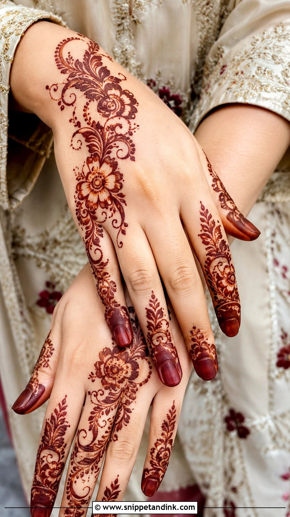 Arabic Eid Mehndi Design - Snippet and Ink - 30 Latest Arabic Mehndi Designs