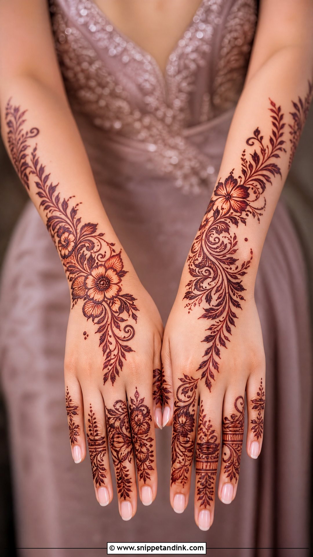 Arabic Engagement Mehendi Design - Snippet and Ink - 30 Engagement Mehendi Design Hands Ideas