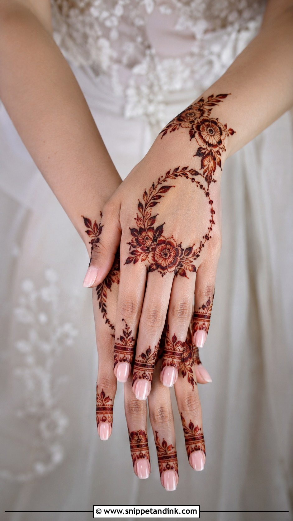 Arabic Engagement Mehndi Design - Snippet and Ink - 30 Latest Arabic Mehndi Designs