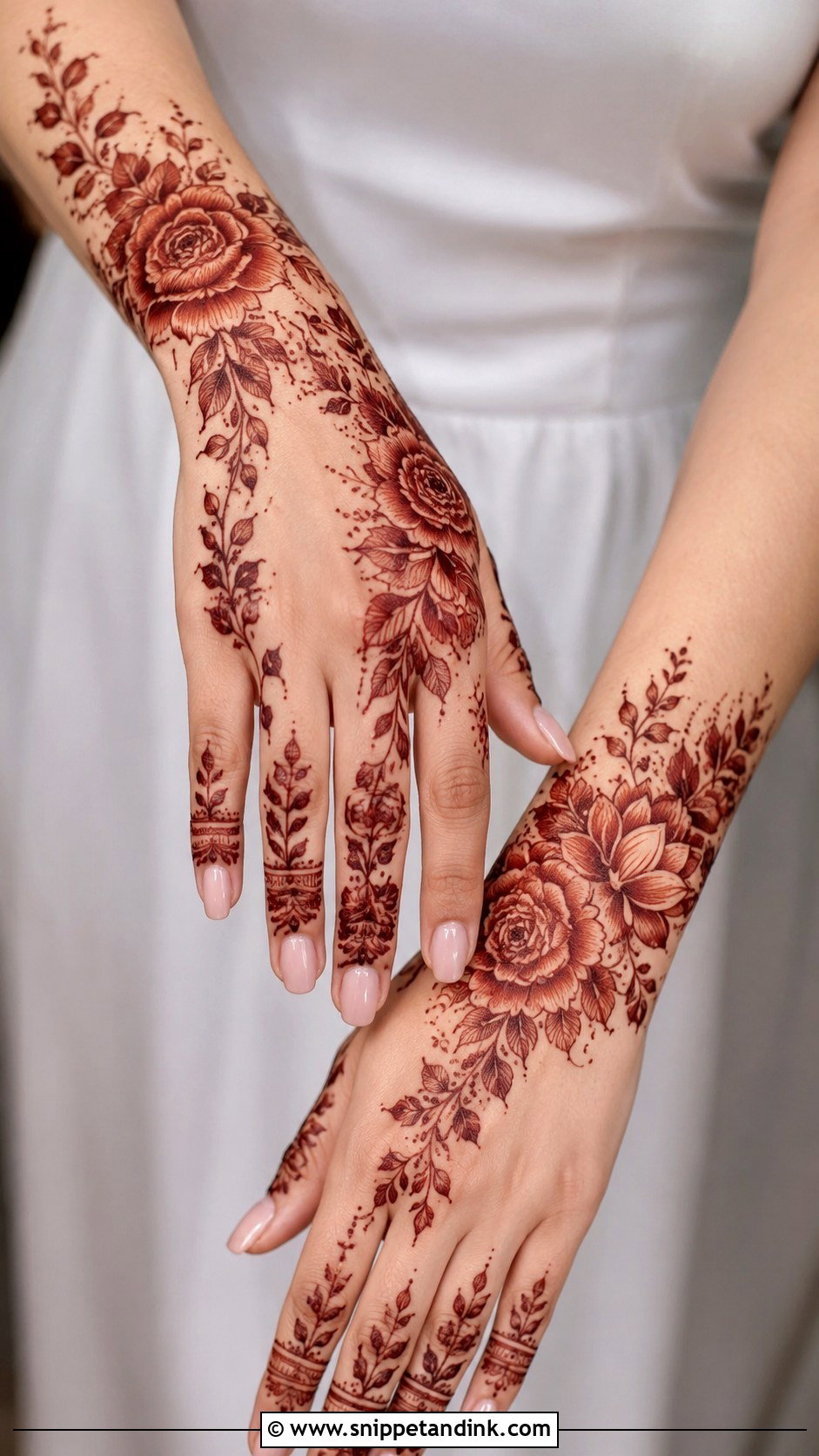Arabic Flower Mehndi Design - Snippet and Ink - 30 Latest Arabic Mehndi Designs