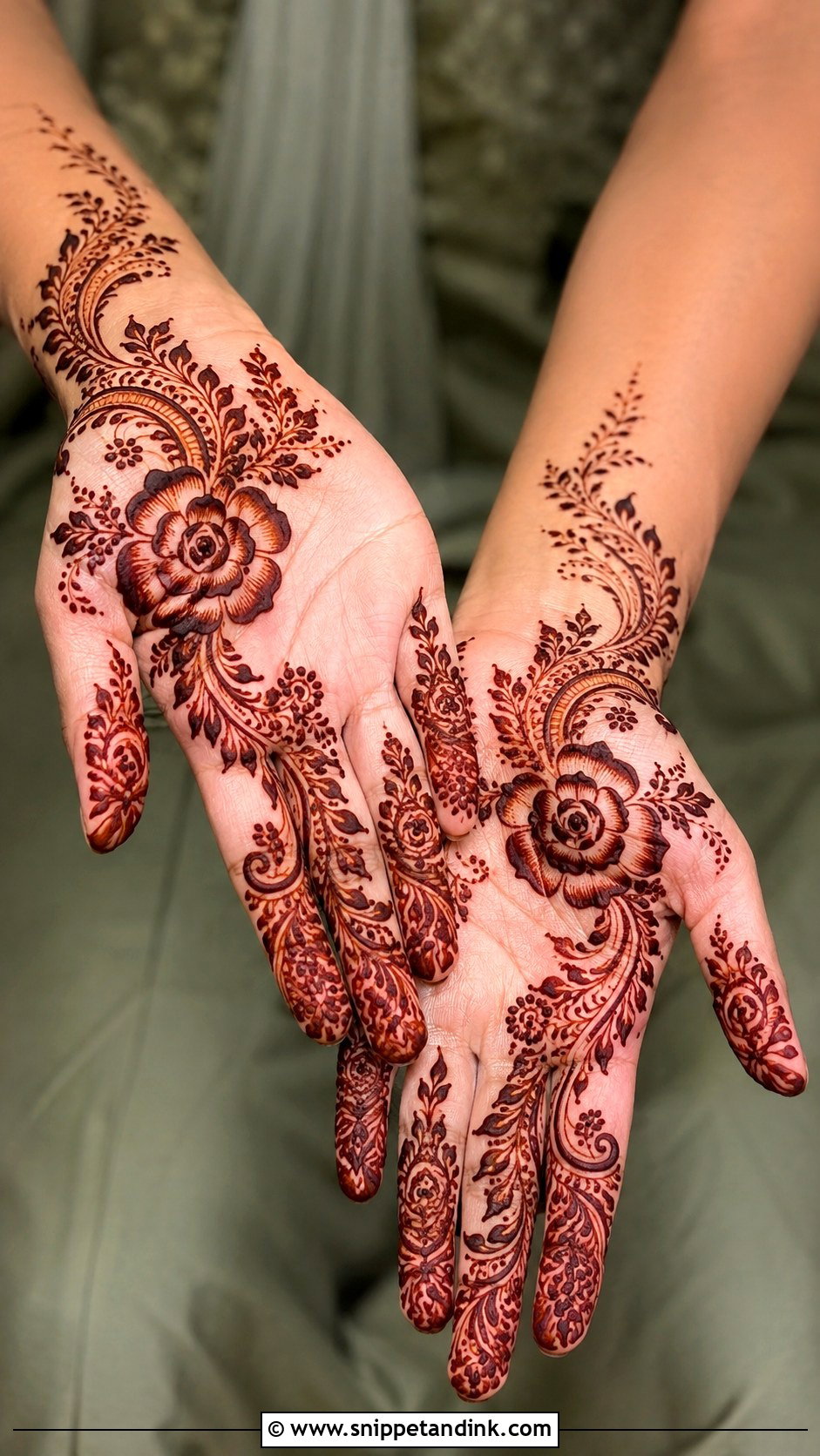 Arabic Front Hand Mehndi Design - Snippet and Ink - 35 Trendy Front Hand Mehndi Designs