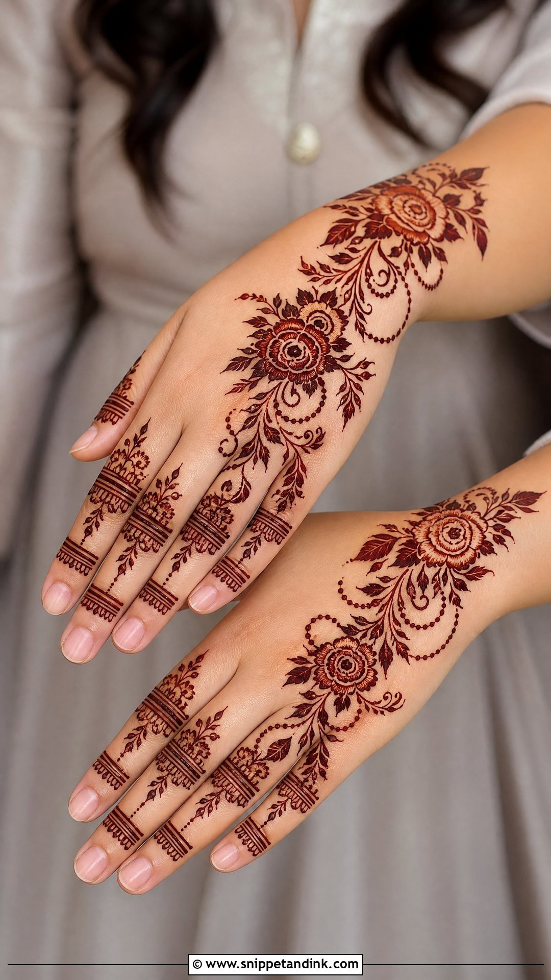 Arabic Groom Mother Mehndi Design - Snippet and Ink - 20 Groom Mother Mehndi Design Ideas