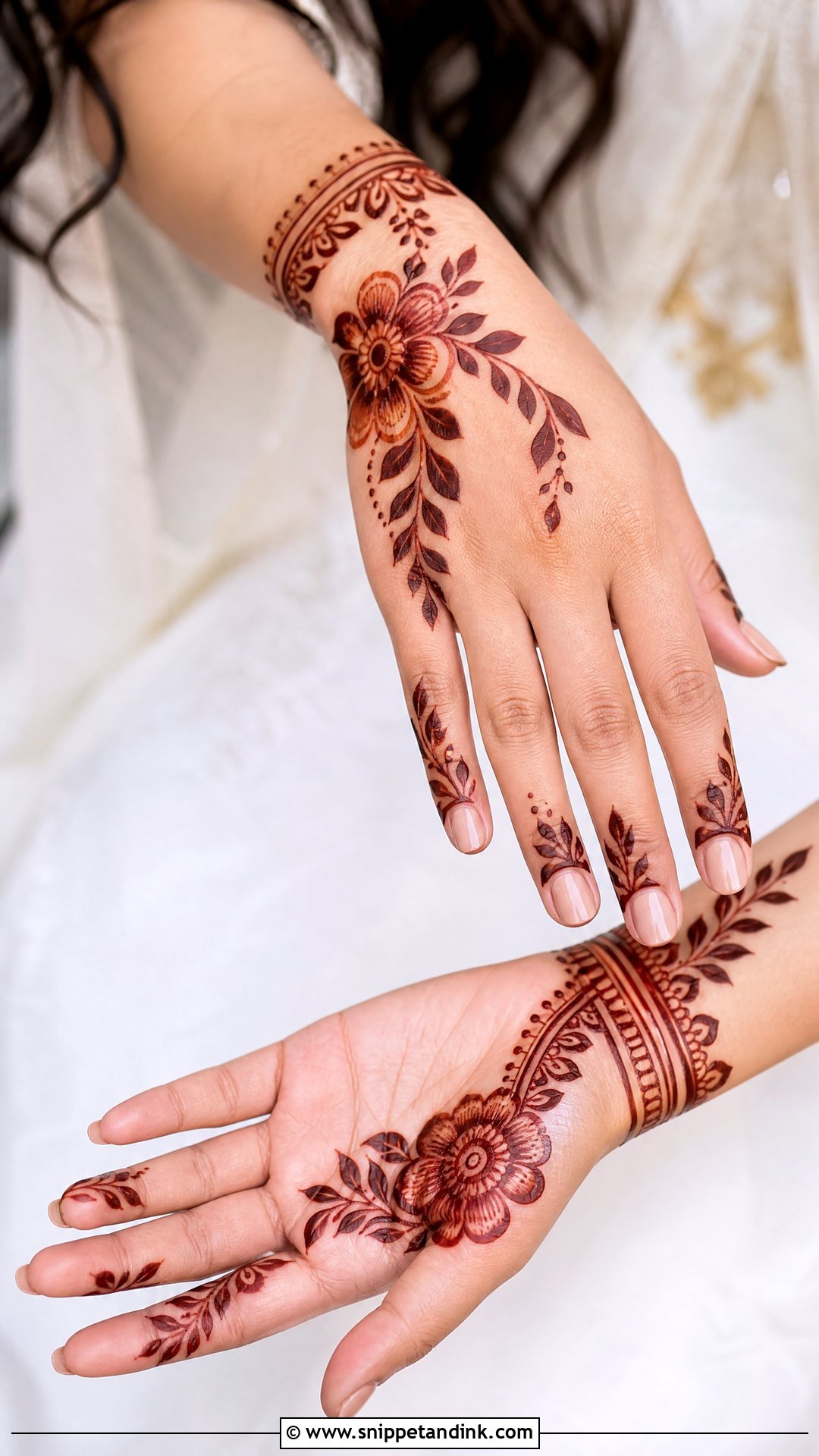 Arabic Gulf Mehndi Design - Snippet and Ink - 35 Arabic Mehndi Designs