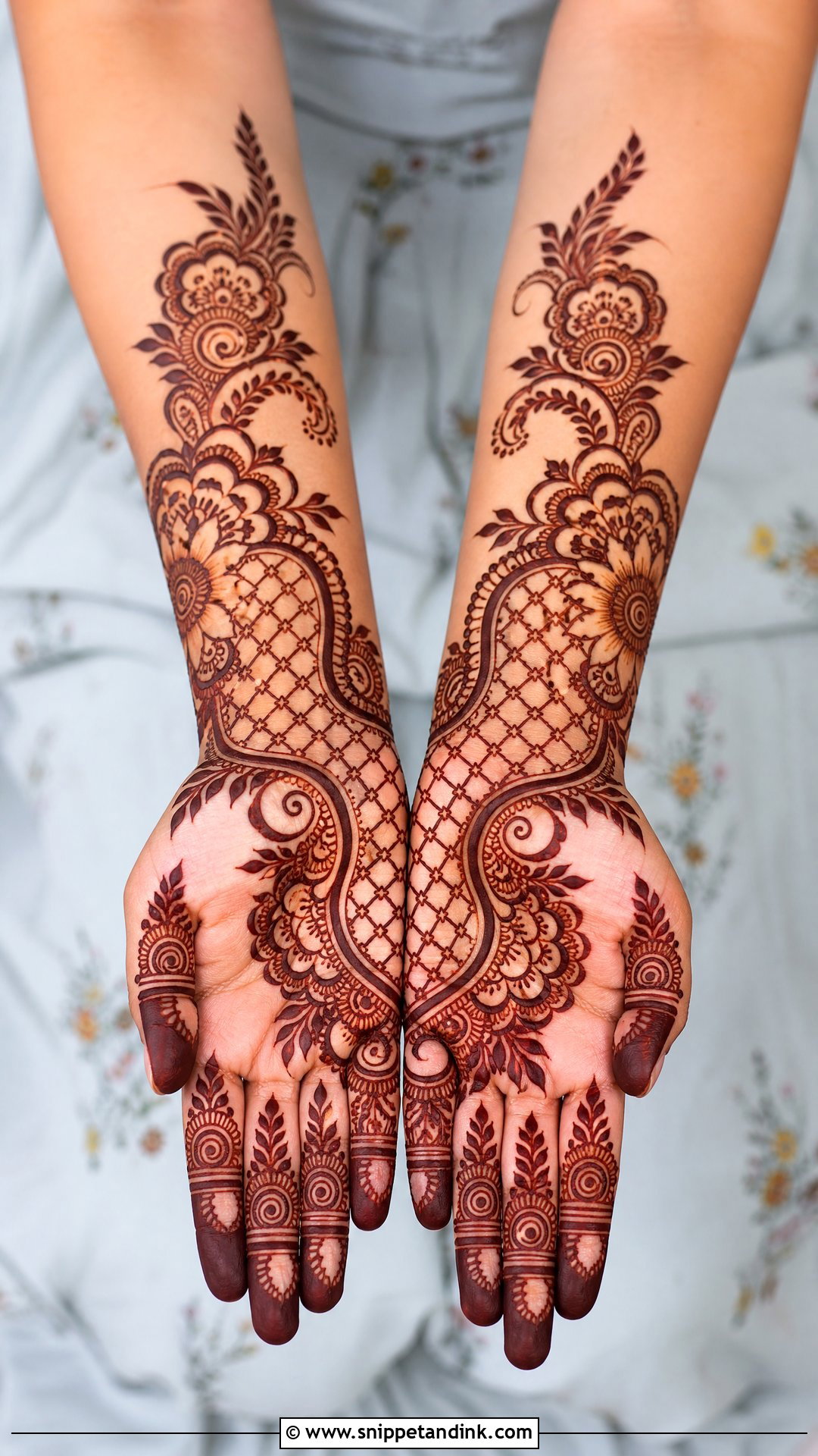 Arabic Jaali Bridal Mehndi - Snippet and Ink - 25 Arabic Mehndi Designs Brides