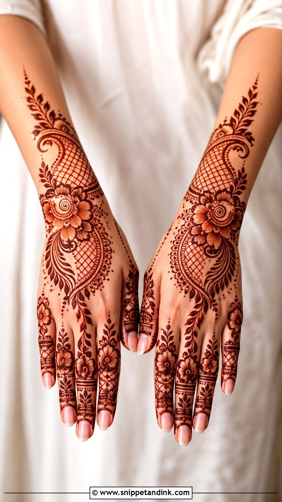 Arabic Jaali Mehndi Design - Snippet and Ink - 30 Latest Arabic Mehndi Designs
