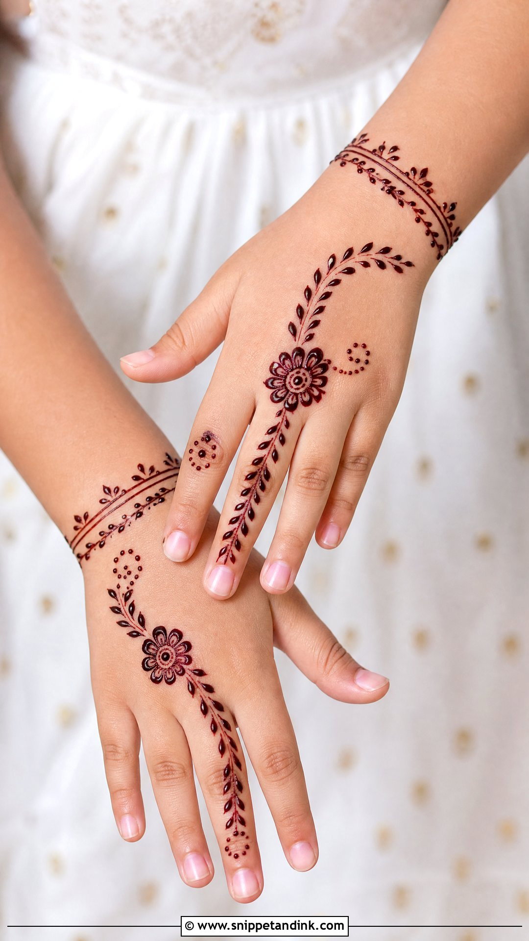 Arabic Kids Mehndi Design - Snippet and Ink - 35 Arabic Mehndi Designs