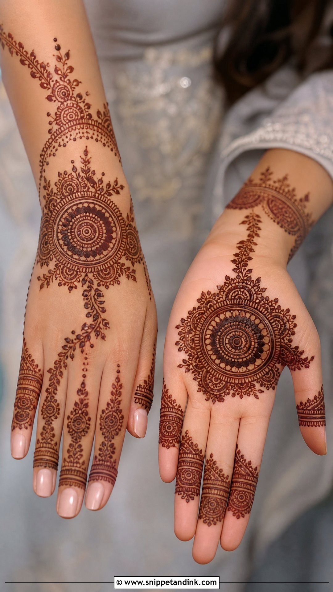 Arabic Mandala Bridal Mehndi - Snippet and Ink - 25 Arabic Mehndi Designs Brides