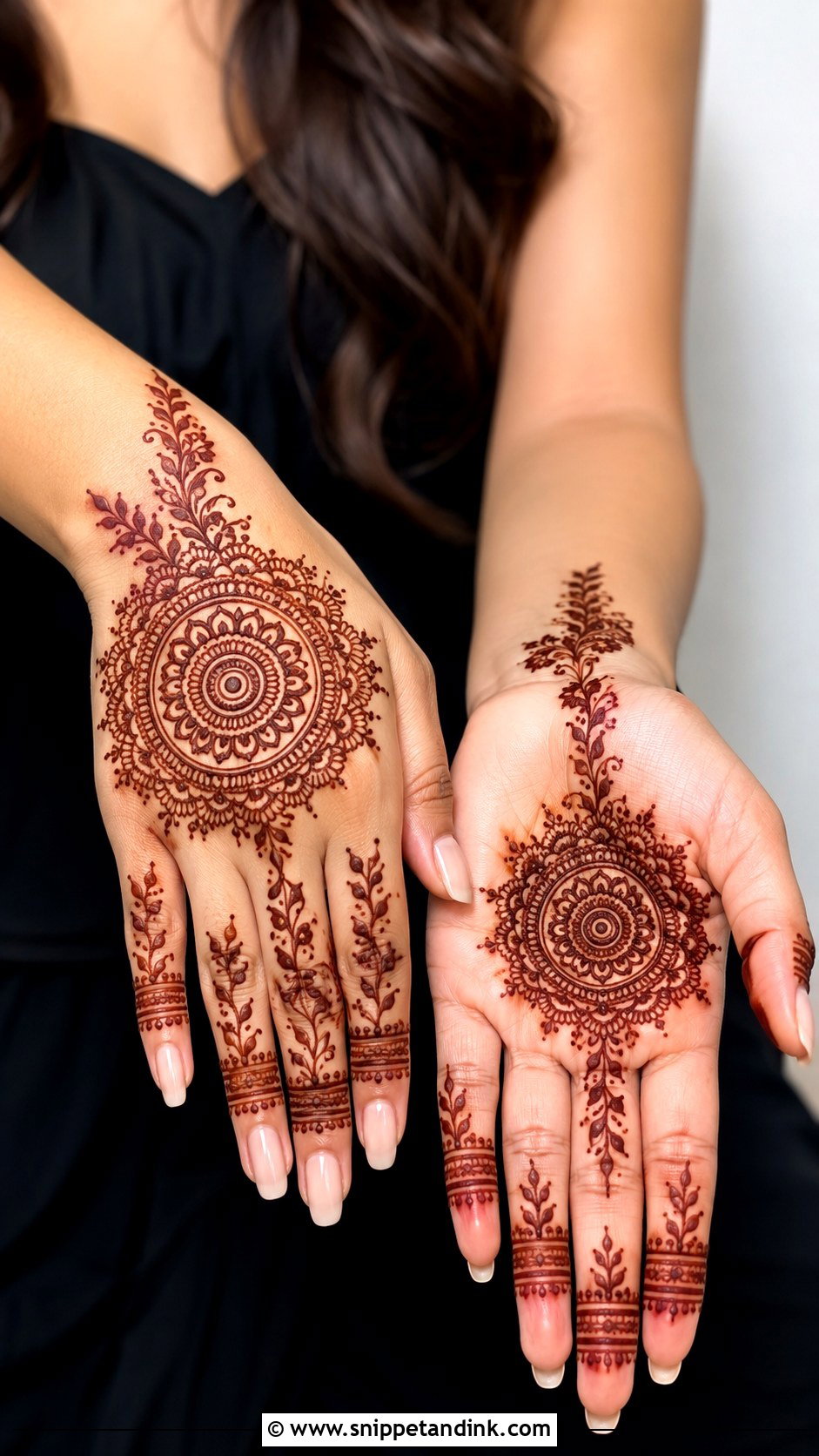 Arabic Mandala Mehndi Design - Snippet and Ink - 35 Modern Arabic Mehndi Designs