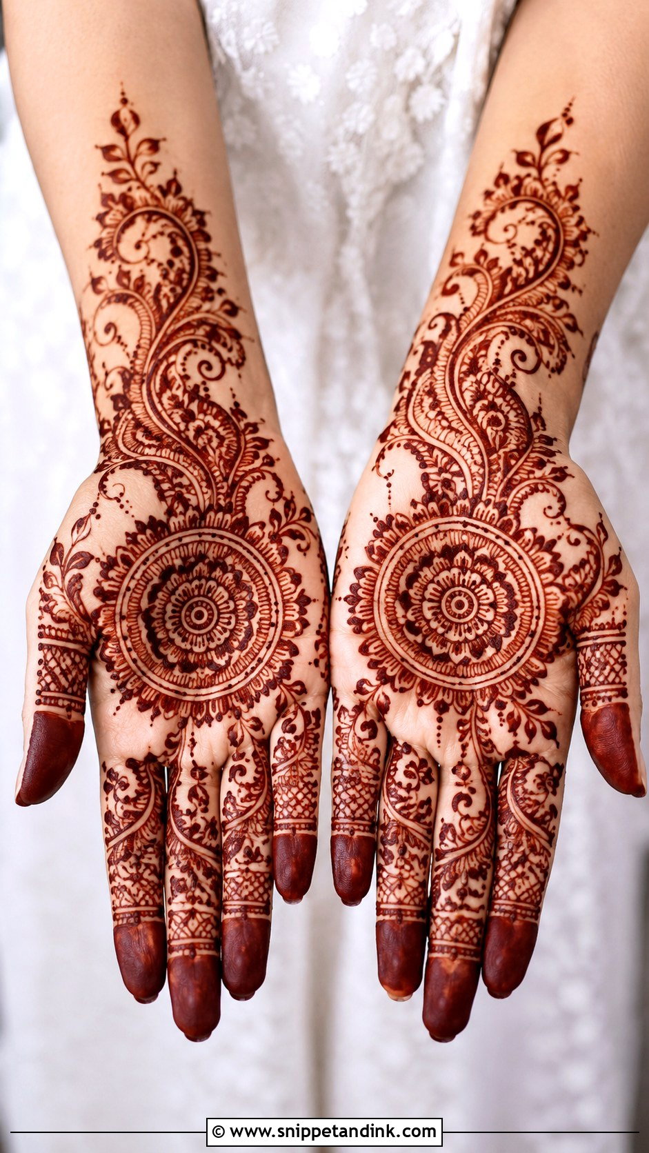 Arabic Mandala Mehndi Design - Snippet and Ink - 30 Latest Arabic Mehndi Designs