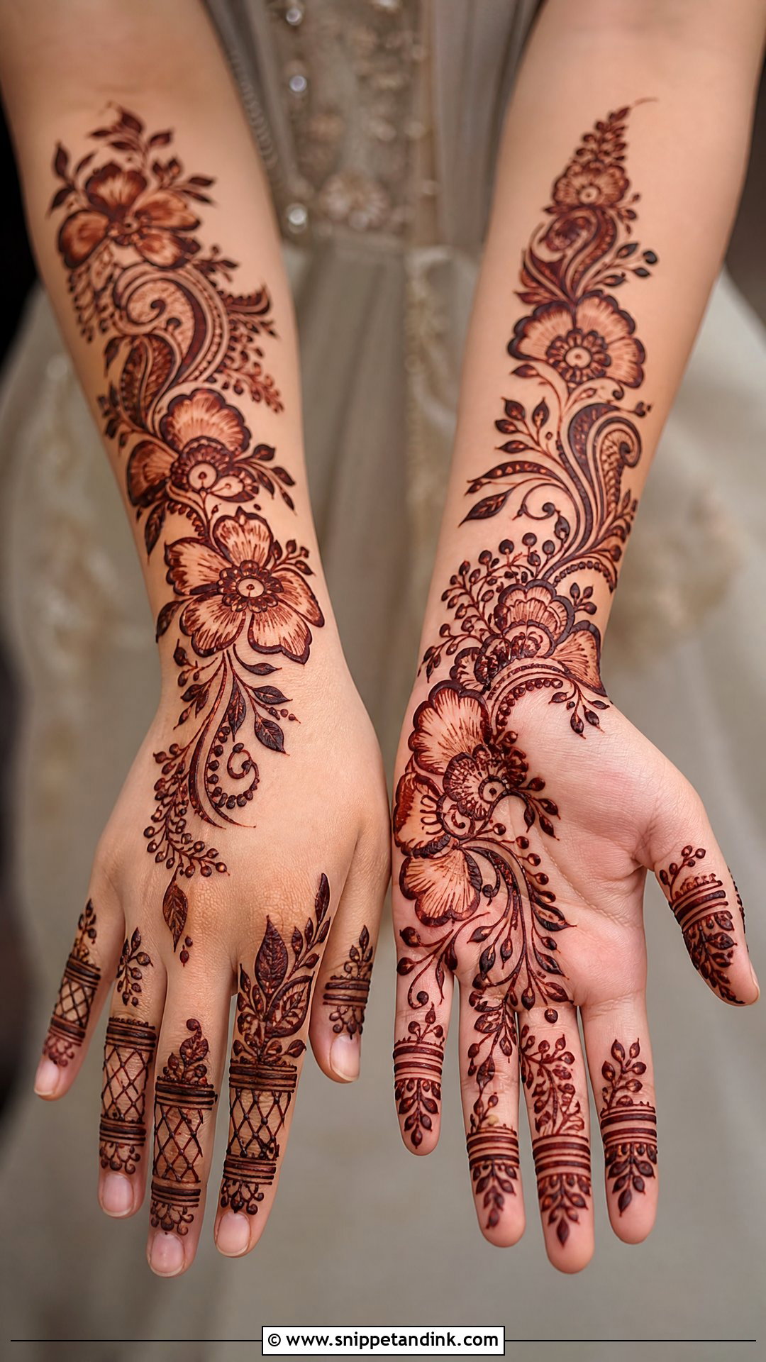 Arabic Marriage Mehndi Design - Snippet and Ink - 20 Marriage Mehndi Designs