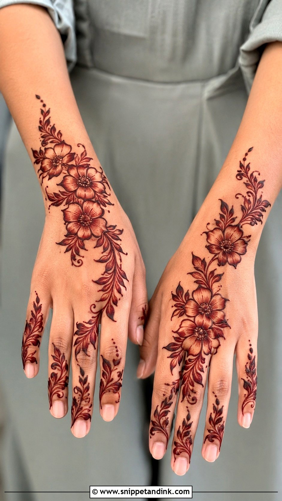 Arabic Mehndi Design For Back Hand - Snippet and Ink - 35 New Mehndi Designs