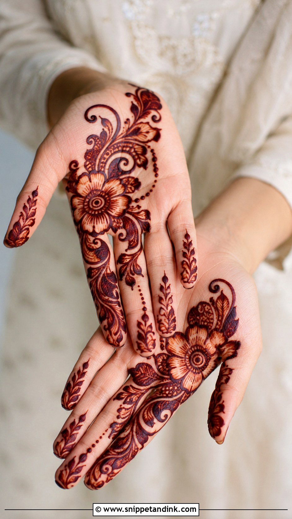 Arabic Mehndi Design For Hands - Snippet and Ink - 35 Beautiful Mehndi Design Ideas