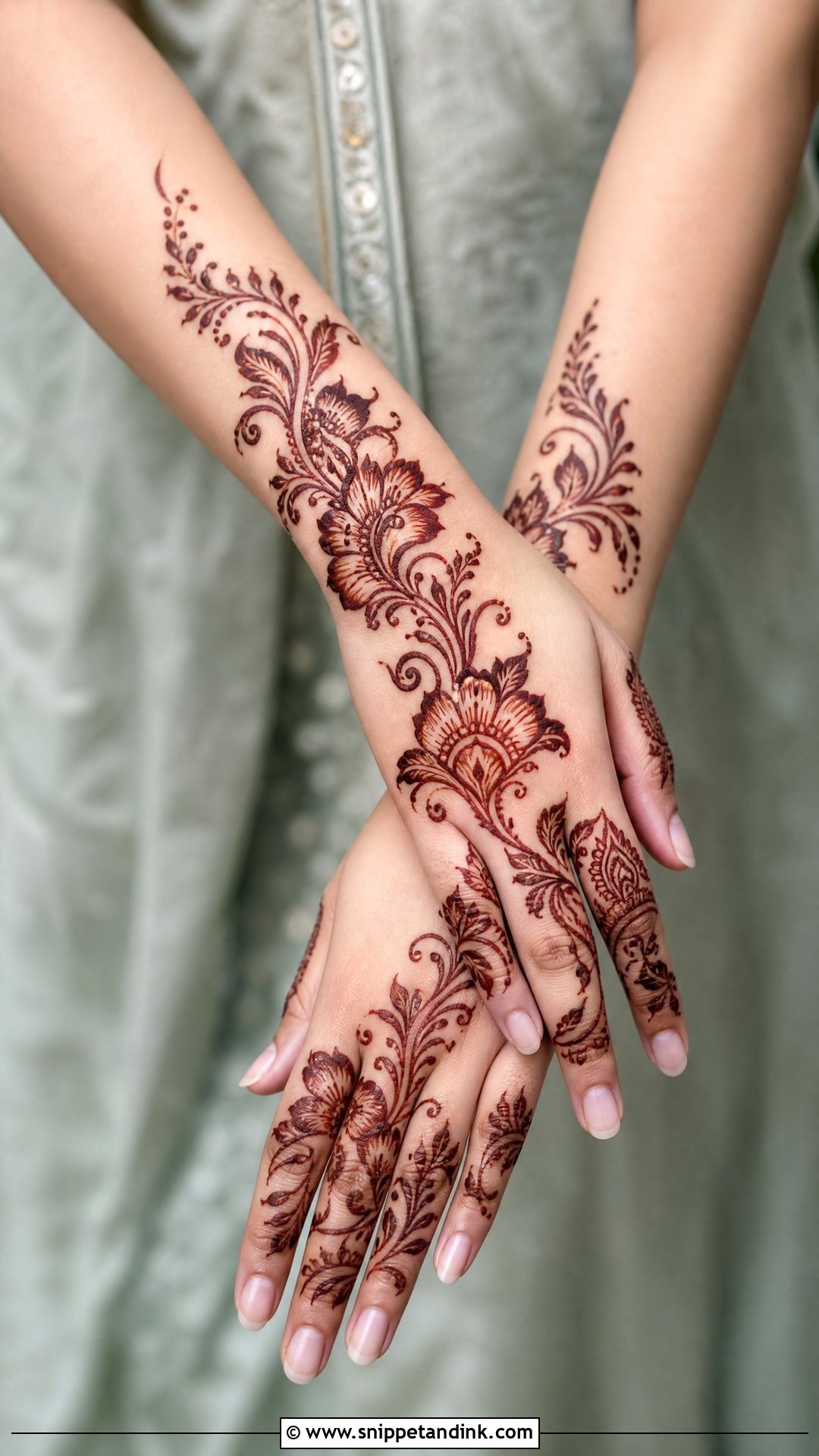 Arabic Mehndi Design For Hands - Snippet and Ink - 35 Mehndi Designs
