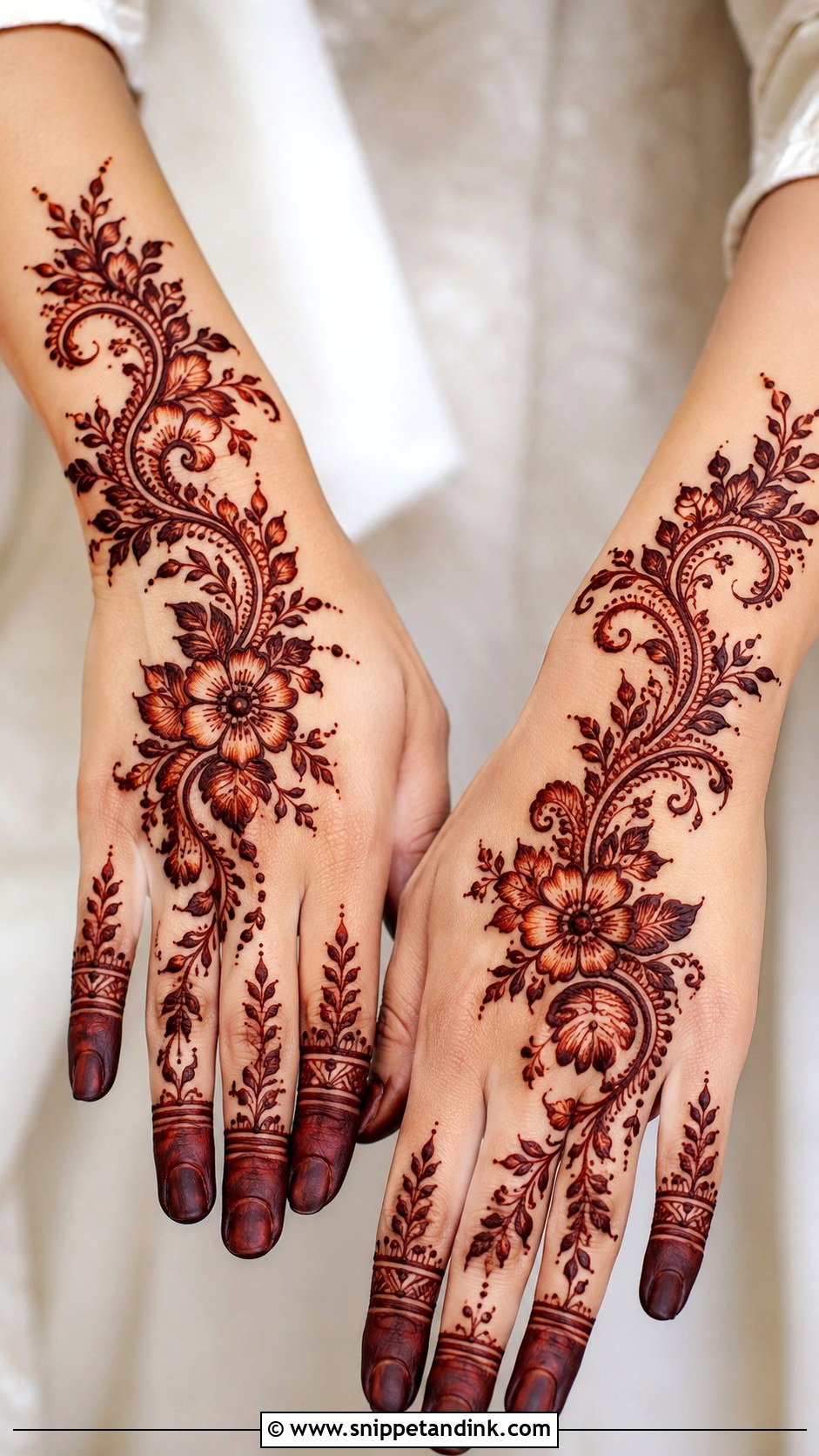 Arabic Mehndi Design For Hands - Snippet and Ink - 30 Elegant Mehndi Designs