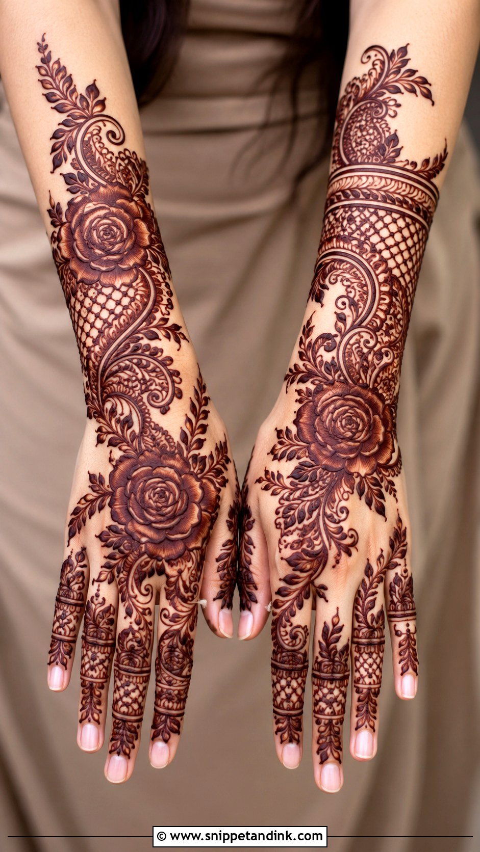 Arabic Mehndi Design Front Hand - Snippet and Ink - 30 Latest Arabic Mehndi Designs