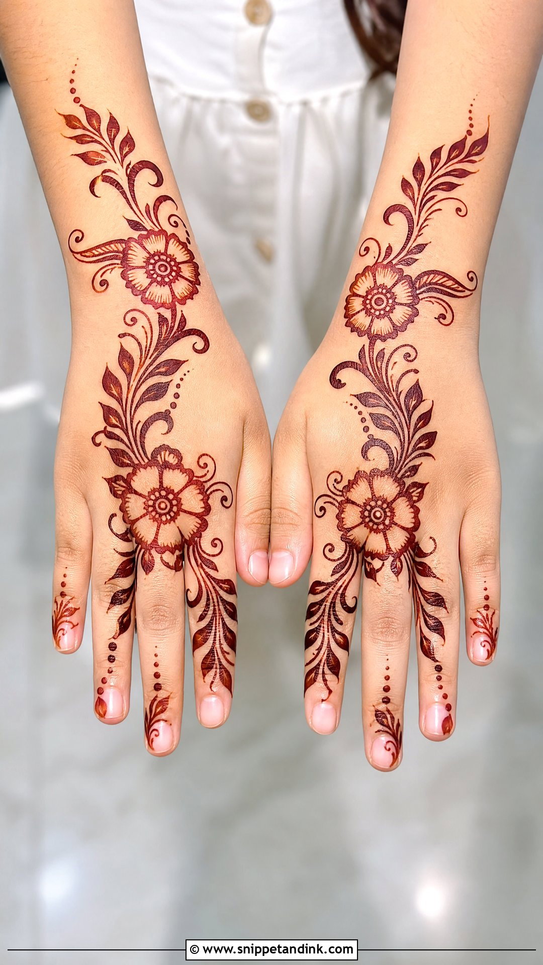 Arabic Mehndi Design for Children - Snippet and Ink - 30 Mehndi Designs for Children