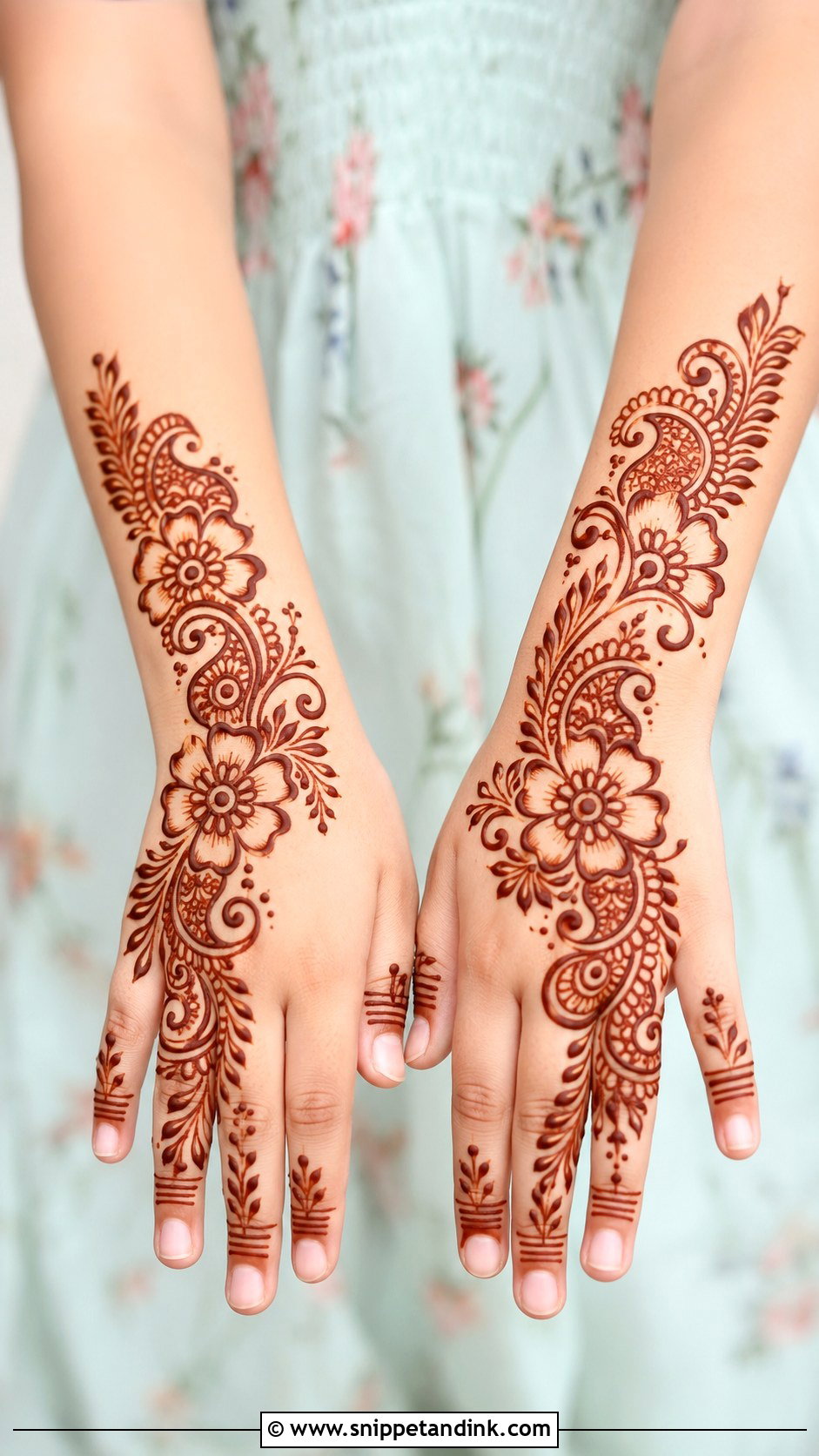 Arabic Mehndi Design for Kids - Snippet and Ink - 35 Mehndi Designs for Kids