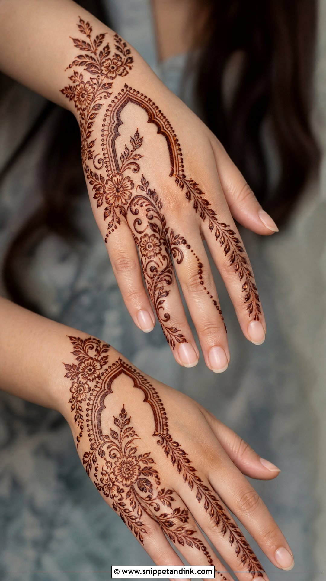 Arabic Mehrab Mehndi Design - Snippet and Ink - 30 Mehrab Mehndi Design Ideas