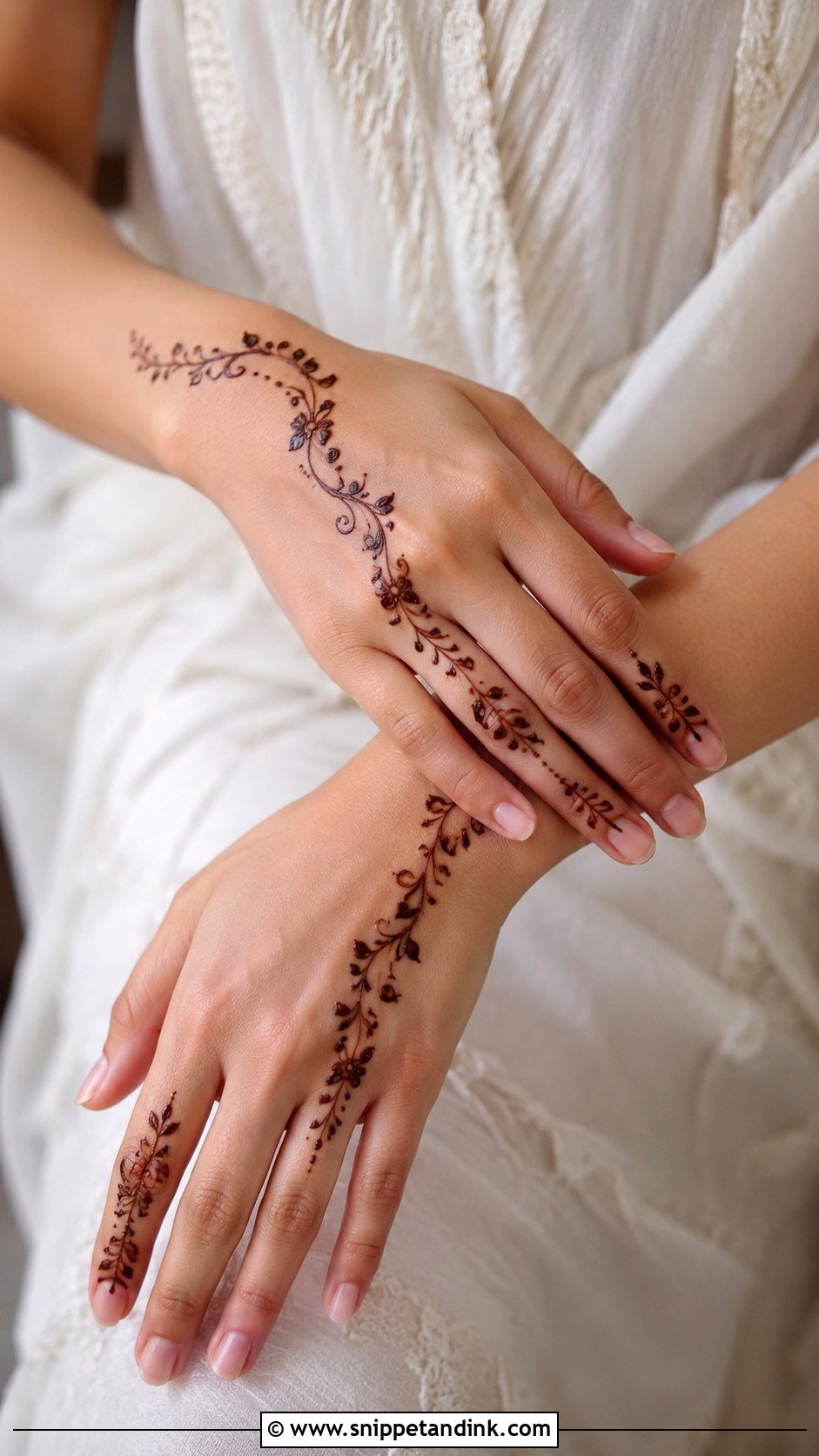 Arabic Minimal Mehndi Design - Snippet and Ink - 30 Latest Arabic Mehndi Designs