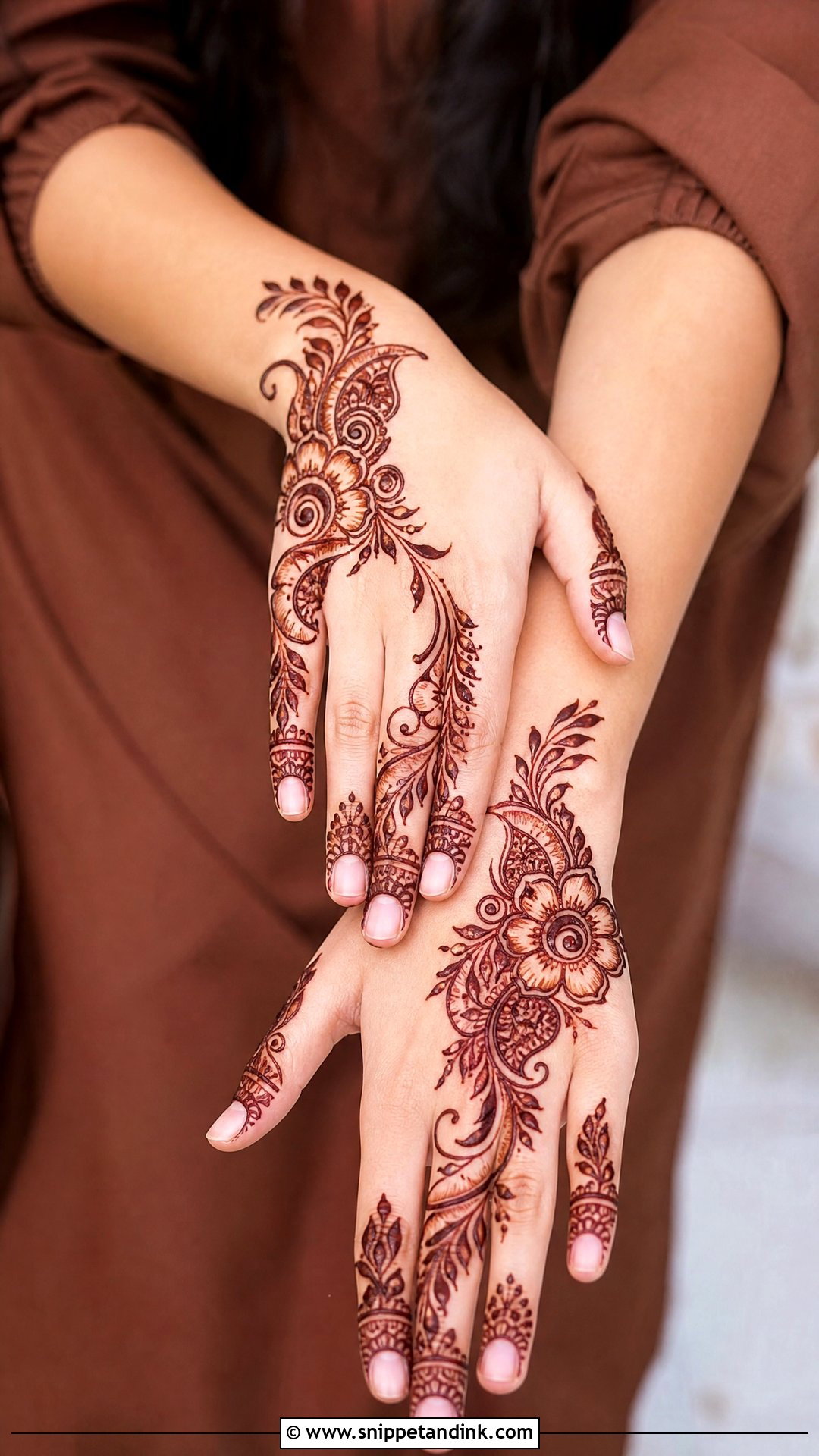 Arabic Normal Mehndi Design - Snippet and Ink - 30 Normal Mehndi Design Ideas