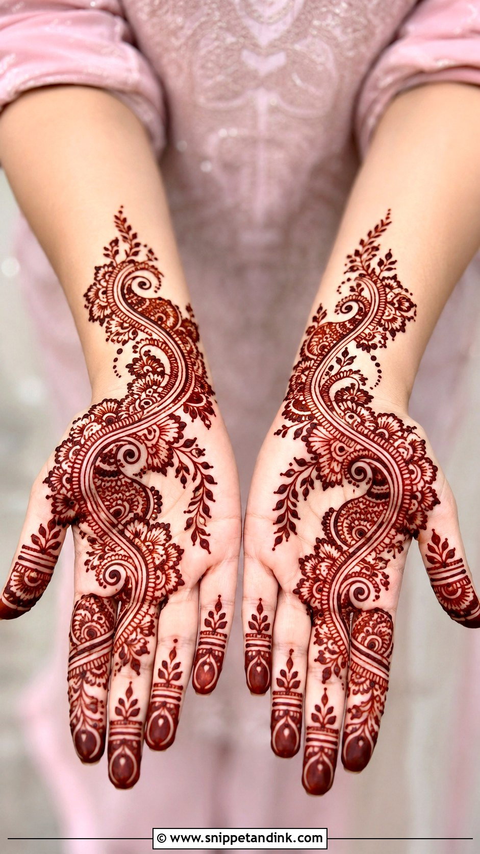 Arabic Paisley Front Hand Mehndi Design - Snippet and Ink - 35 Latest Arabic Front Hand Mehndi Designs