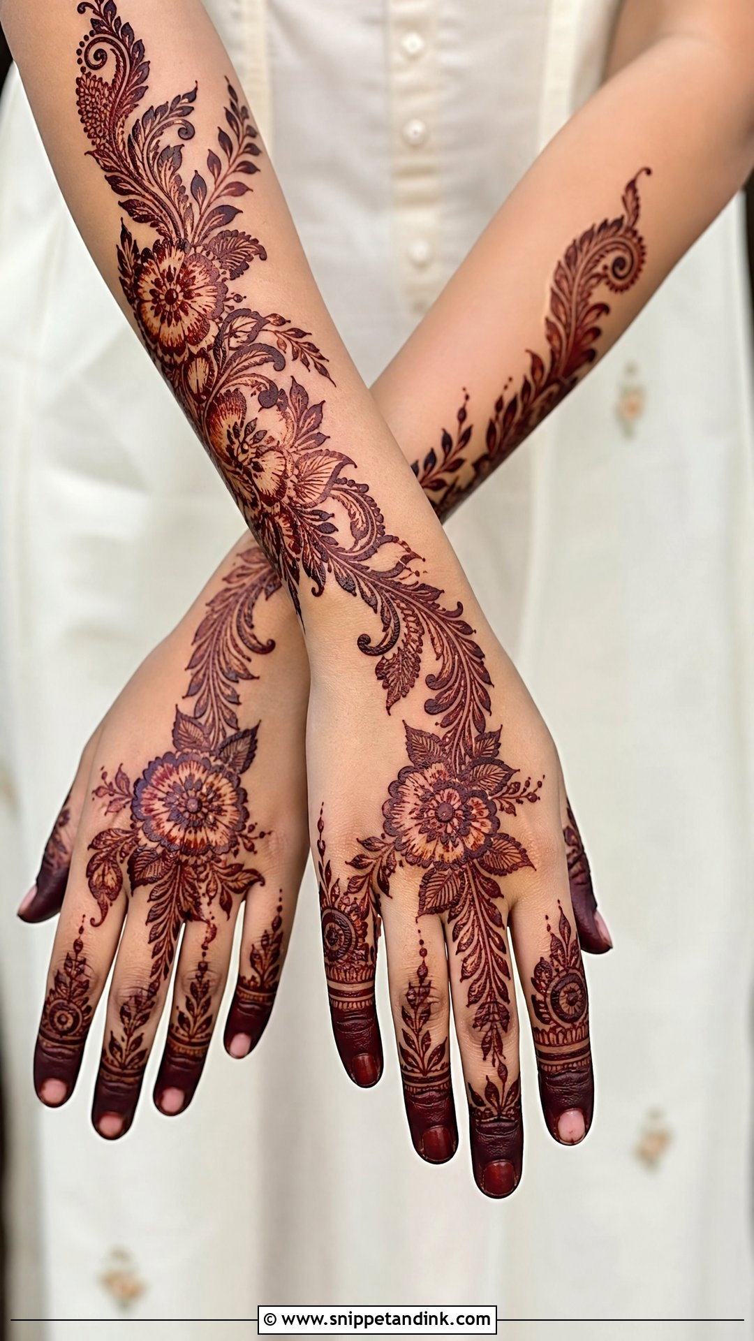 Arabic Pakistani Bridal Mehndi - Snippet and Ink - 25 Pakistani Bridal Mehndi Designs