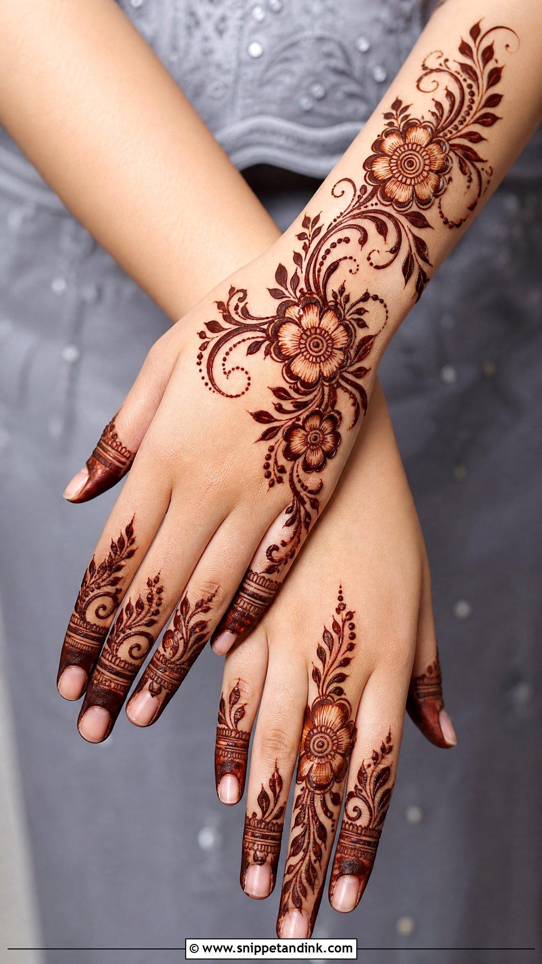 Arabic Shaadi Mehndi Design - Snippet and Ink - 20 Shaadi Mehndi Design Ideas
