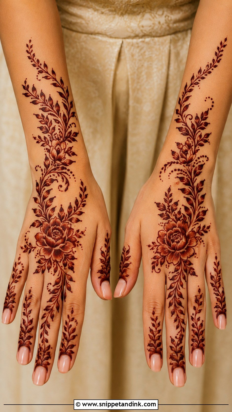 Arabic Wedding Mehndi Design - Snippet and Ink - 35 Wedding Mehndi Designs