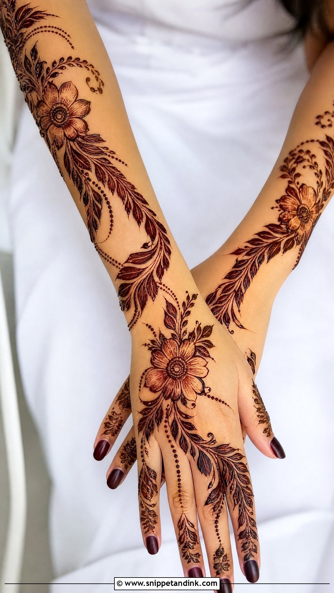 Arabic Wedding Mehndi Design - Snippet and Ink - 20 Wedding Mehndi Design Ideas