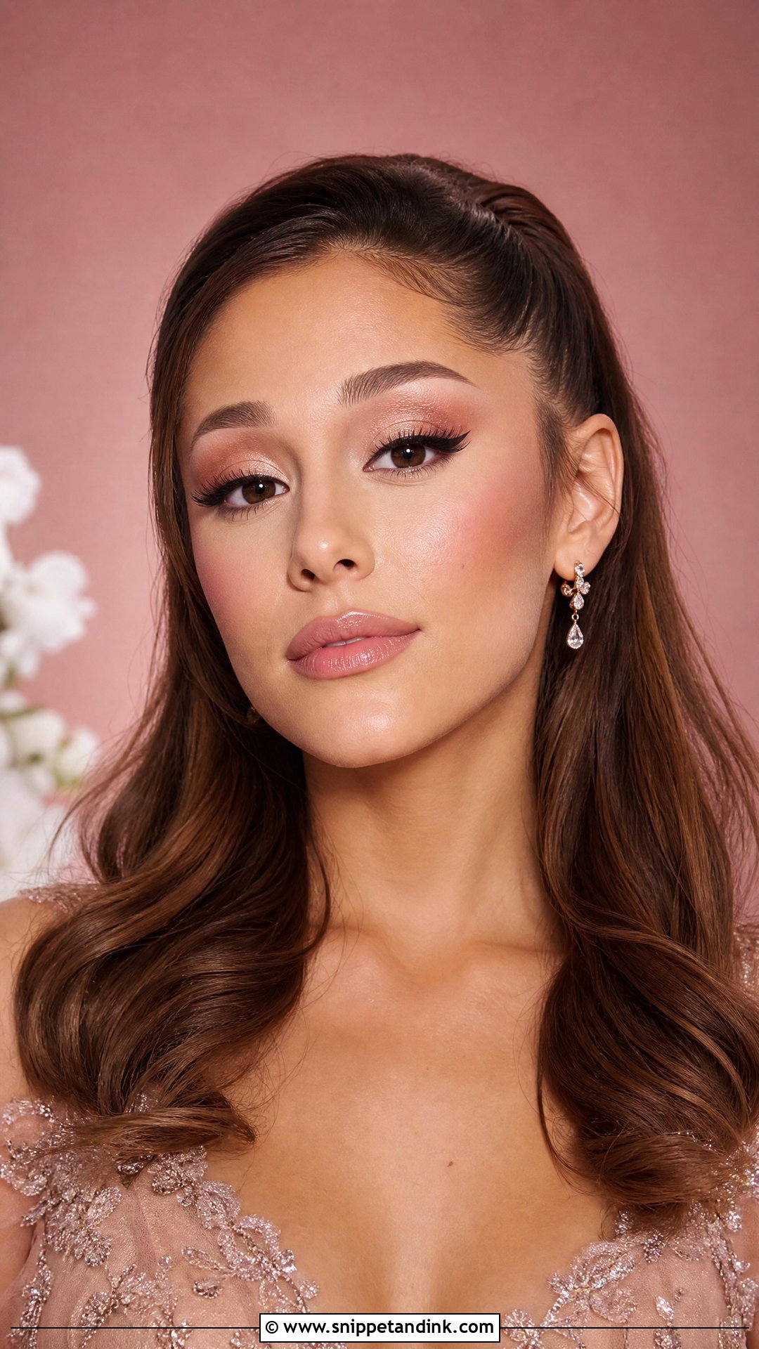 Ariana Grande Rose Gold Wedding Makeup - Snippet and Ink - 20 Ariana Grande Wedding Makeup Ideas
