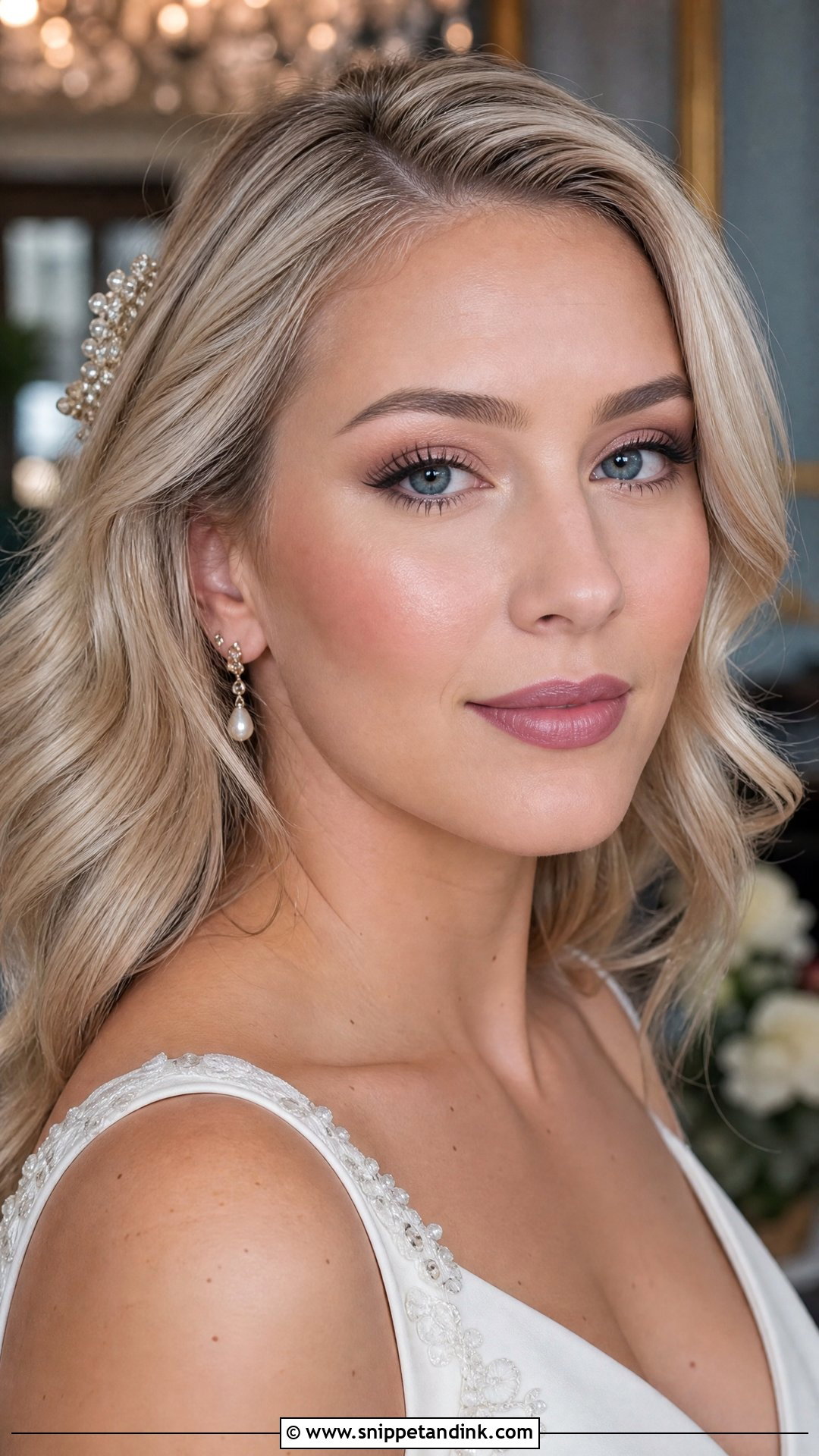 Ash Blonde Bridal Makeup - Snippet and Ink - 30 Bridal Makeup for Blondes