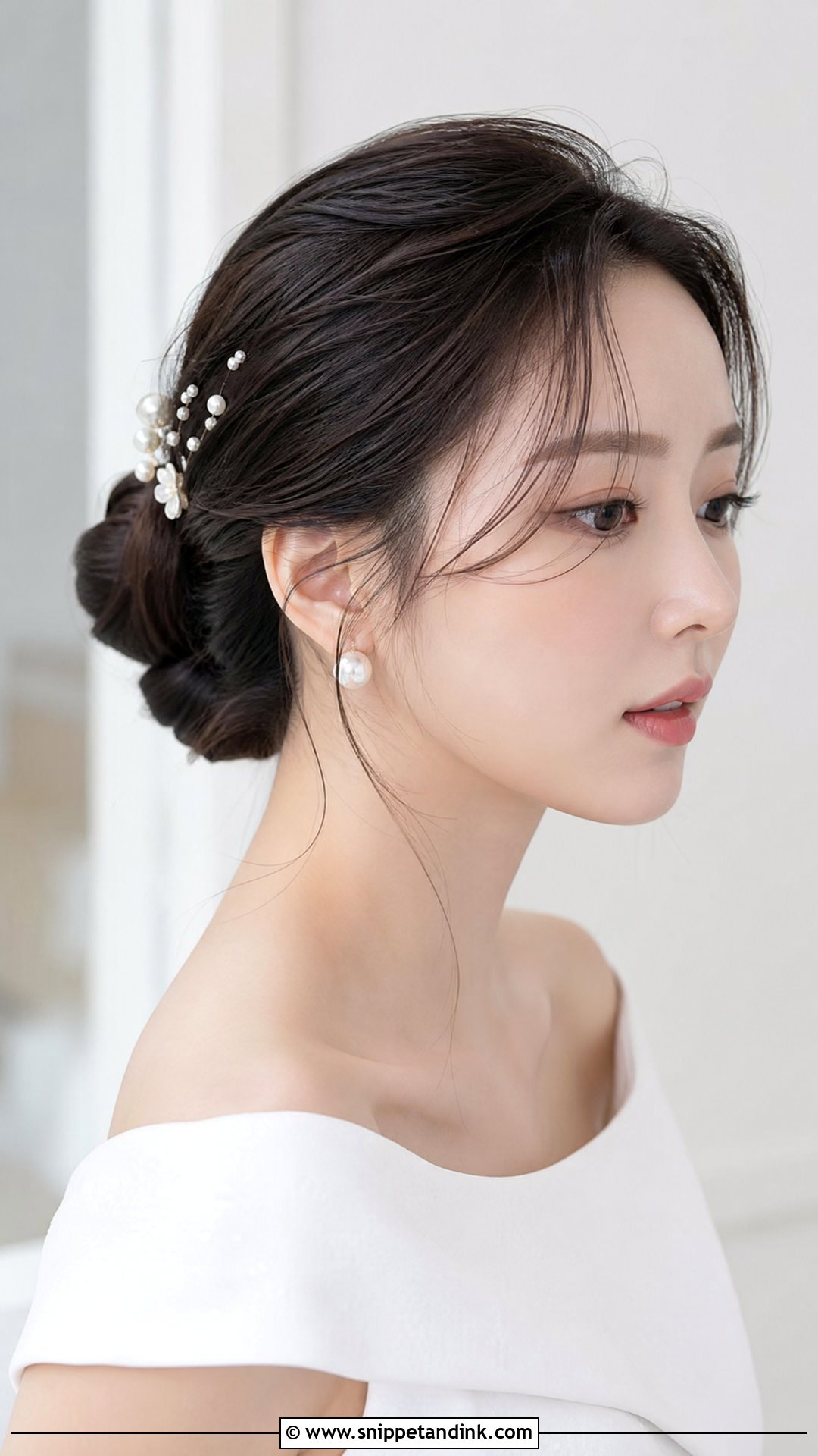 Asian Bridal Korean Updo - Snippet and Ink - 15 Asian Bridal Hair Updo Ideas