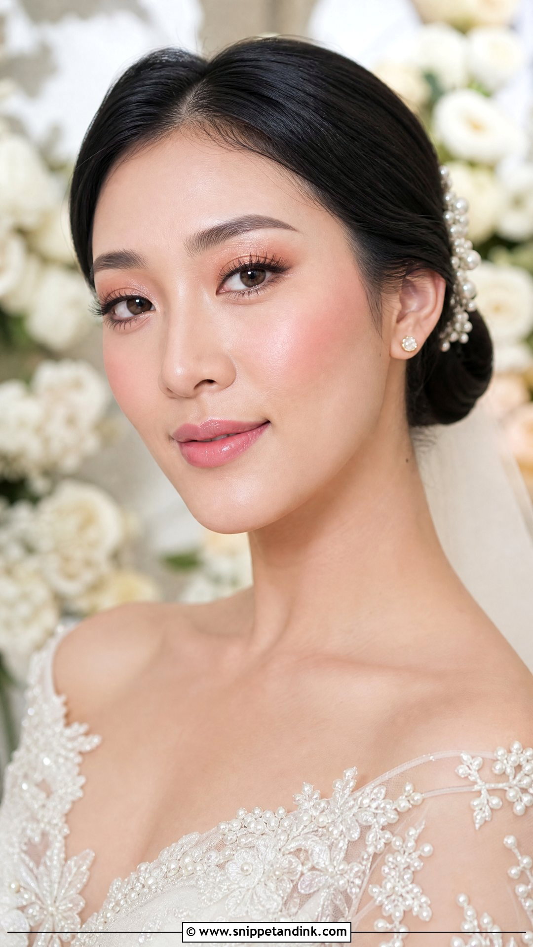 Asian Bridal Makeup Look - Snippet and Ink - 35 Bridal Makeup Looks