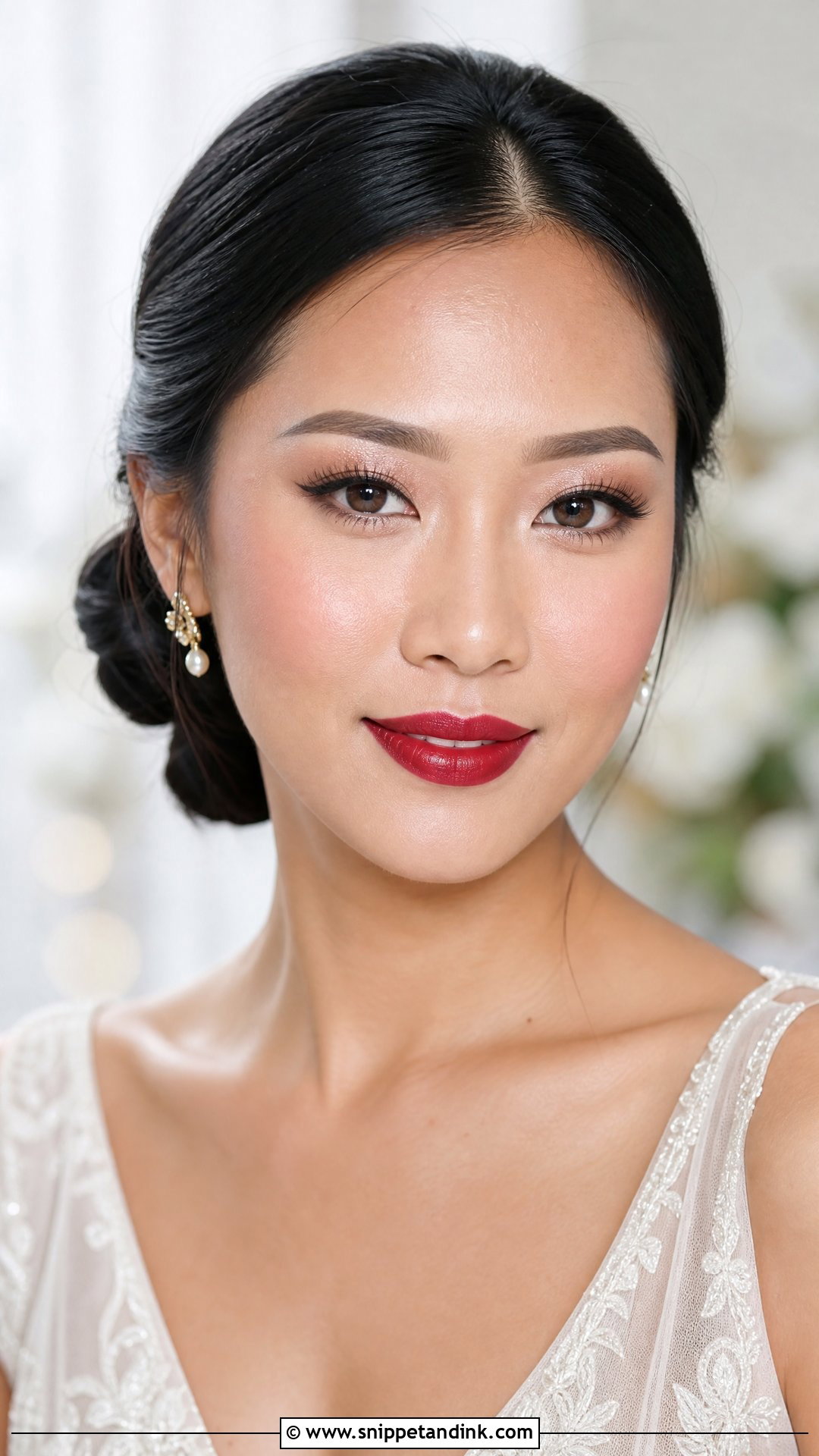 Asian Bridal Makeup Red Lips - Snippet and Ink - 30 Bridal Makeup Red Lips