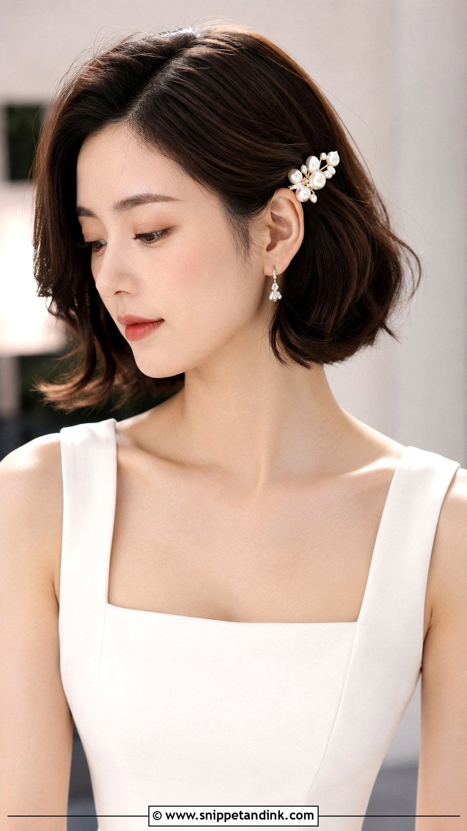 Asian Bridal Short Hair - Snippet and Ink - 20 Asian Bride Hair Ideas