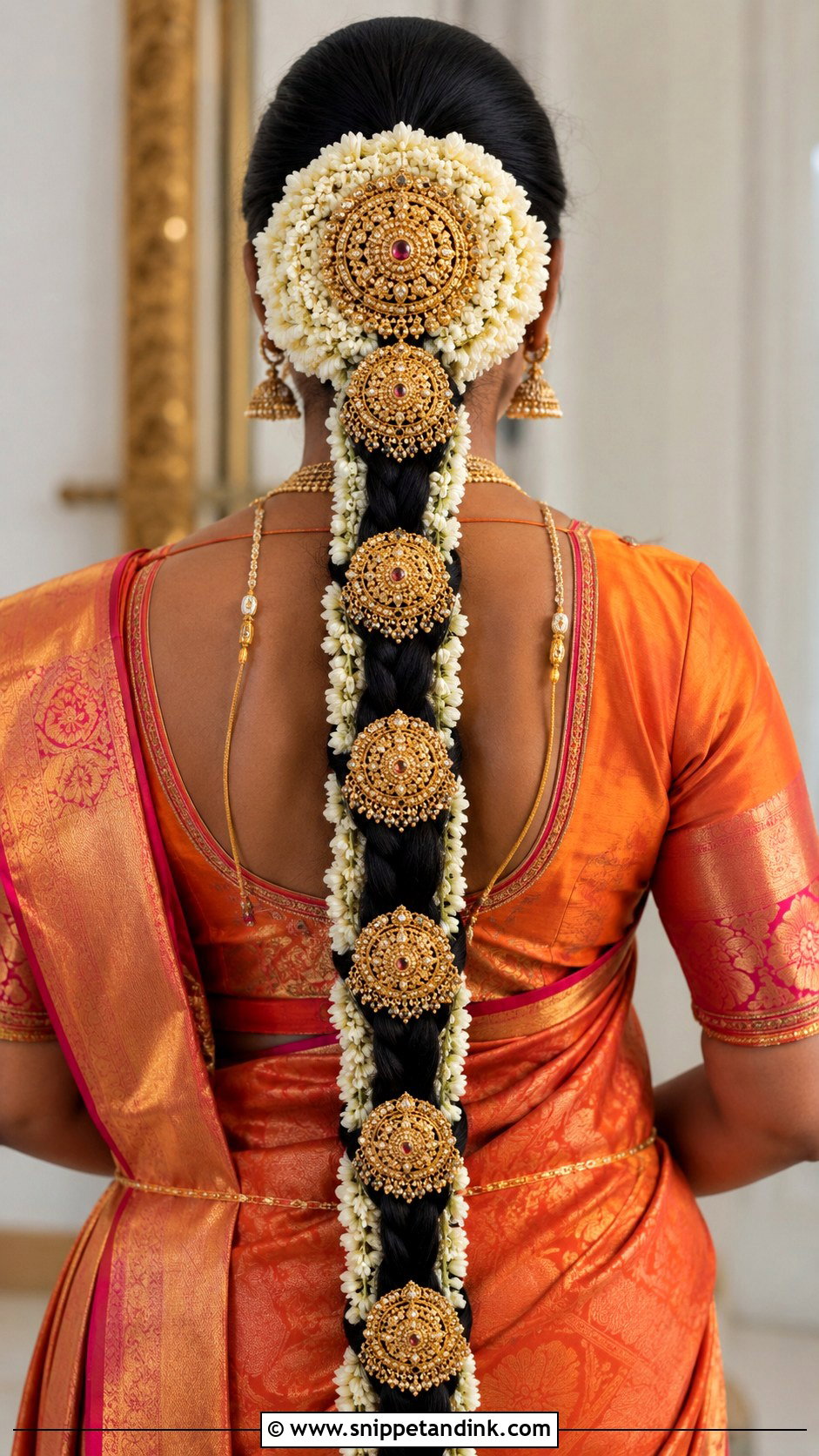 Asian Bridal South Indian Jada - Snippet and Ink - 20 Asian Bridal Hairstyles