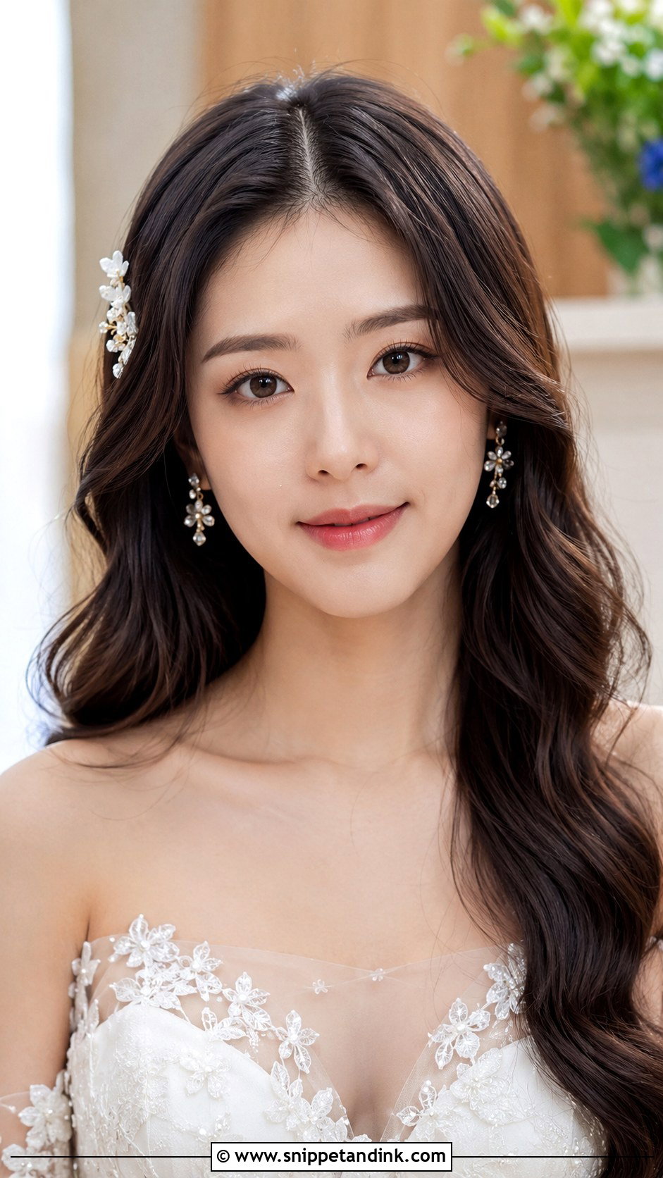 Asian Bridal Wavy Hair - Snippet and Ink - 25 Wavy Wedding Hair Ideas
