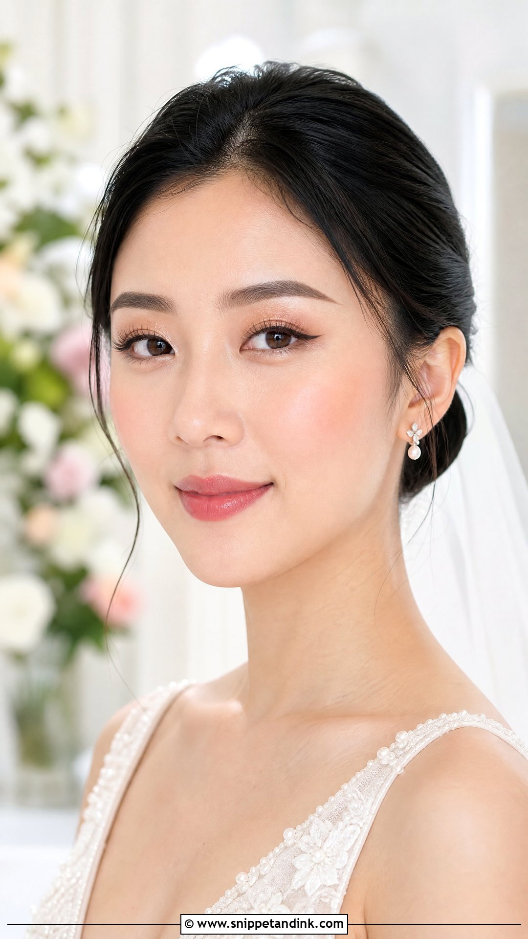 Asian Bridal Winged Eyeliner Makeup - Snippet and Ink - 20 Winged Eyeliner Wedding Makeup Ideas
