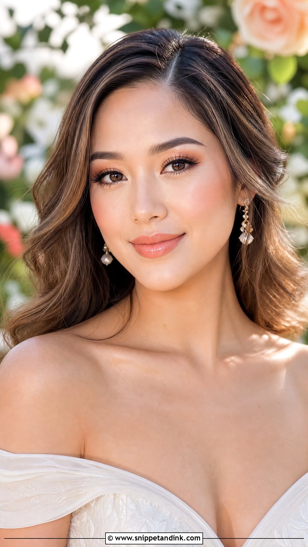 Asian Bride Peach Makeup - Snippet and Ink - 20 Asian Bride Makeup Ideas
