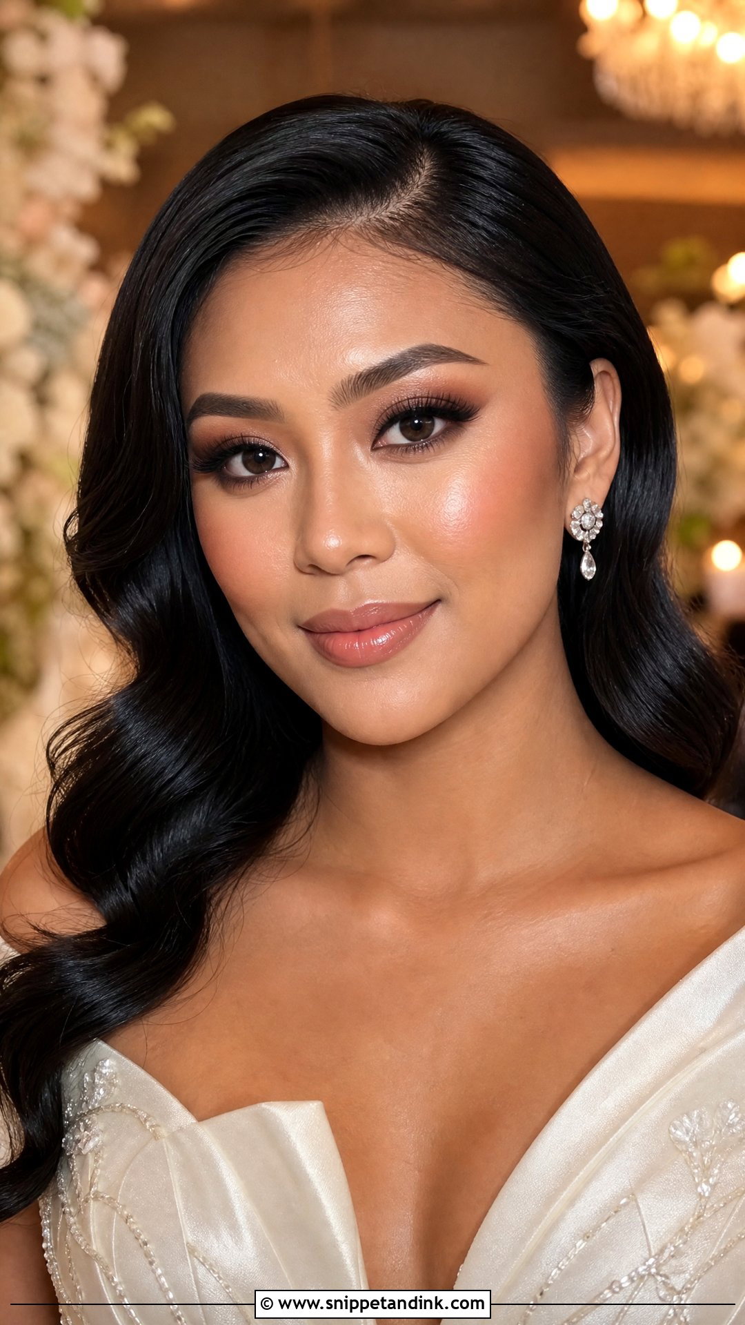 Asian Bride Smokey Eye Makeup - Snippet and Ink - 20 Asian Bride Makeup Ideas