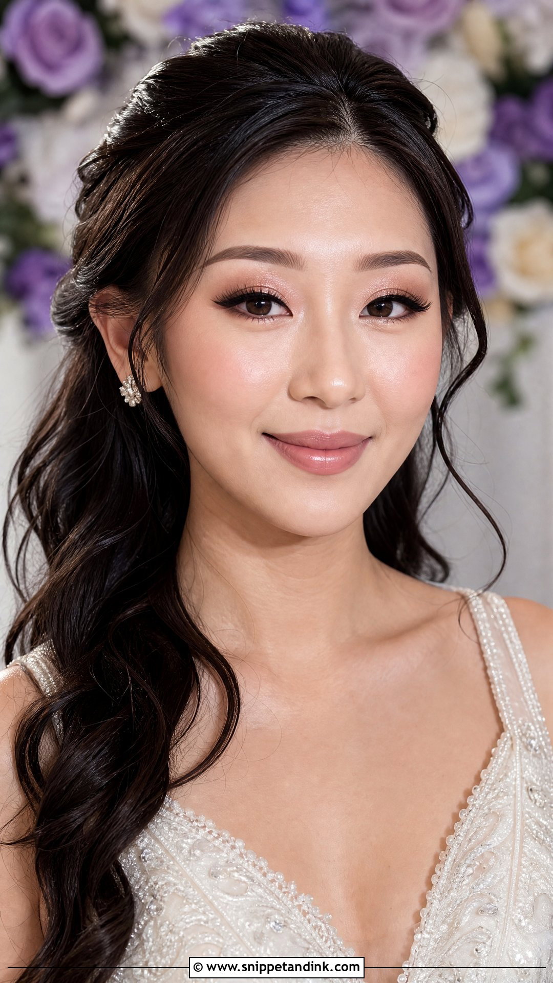 Asian Bride Soft Cut Crease Makeup - Snippet and Ink - 20 Asian Bride Makeup Ideas