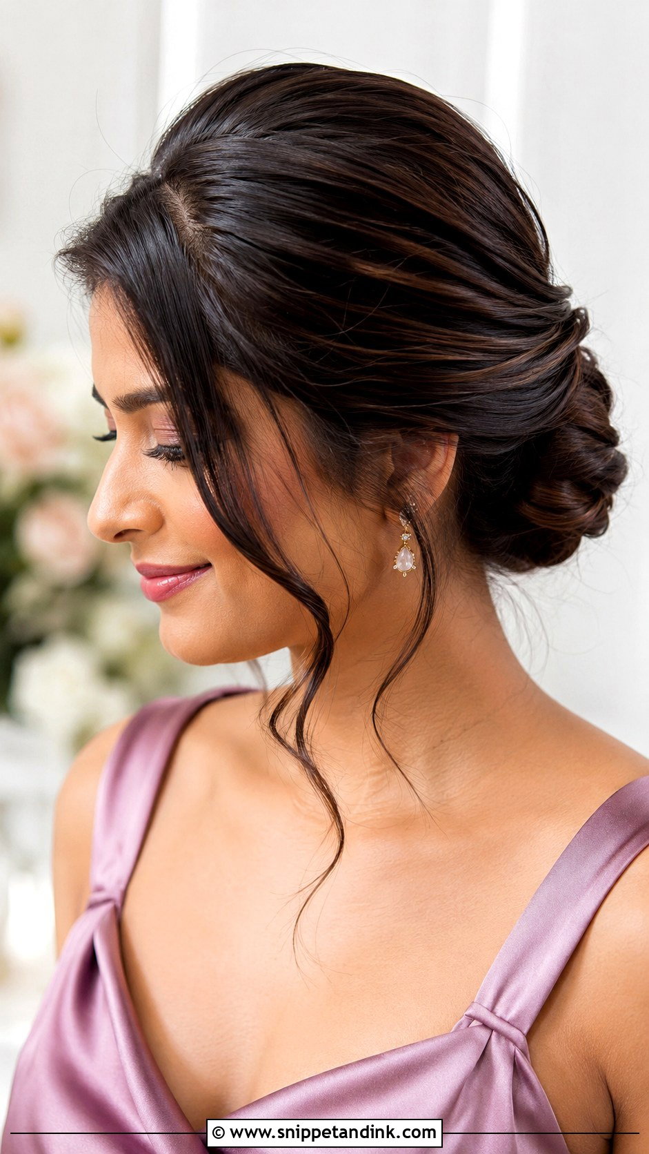 Asian Bridesmaid Chignon - Snippet and Ink - 20 Bridesmaid Hair Asian Ideas