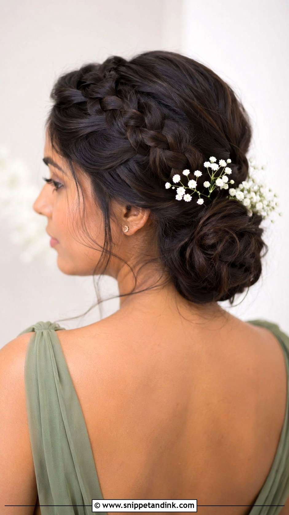 Asian Bridesmaid Crown Braid - Snippet and Ink - 20 Bridesmaid Hair Asian Ideas