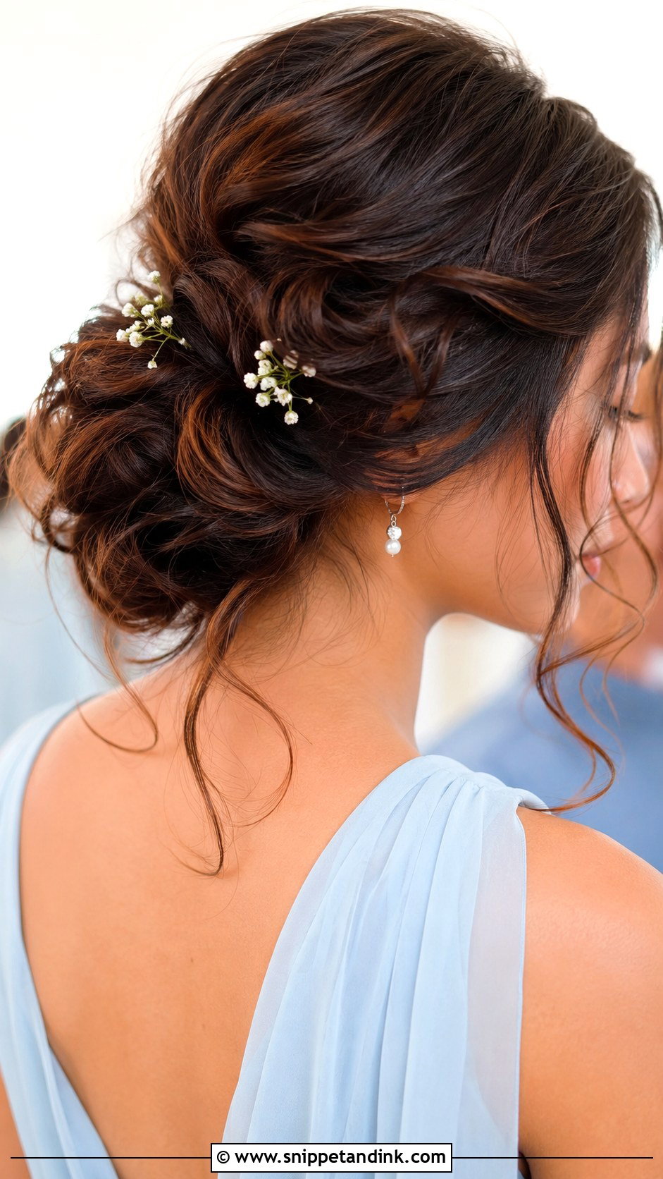 Asian Bridesmaid Messy Bun - Snippet and Ink - 20 Bridesmaid Hair Asian Ideas