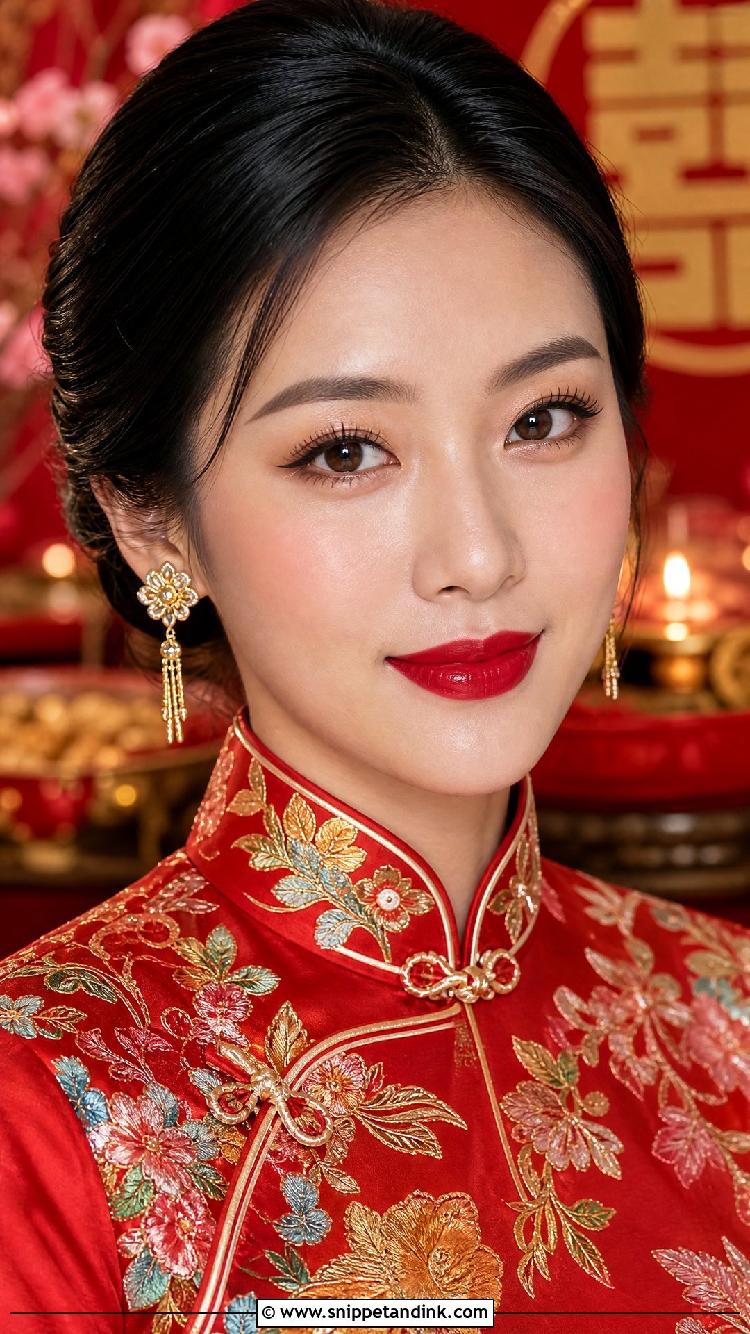 Asian Wedding Makeup With Chinese Bridal Look - Snippet and Ink - 25 Asian Wedding Makeup Ideas