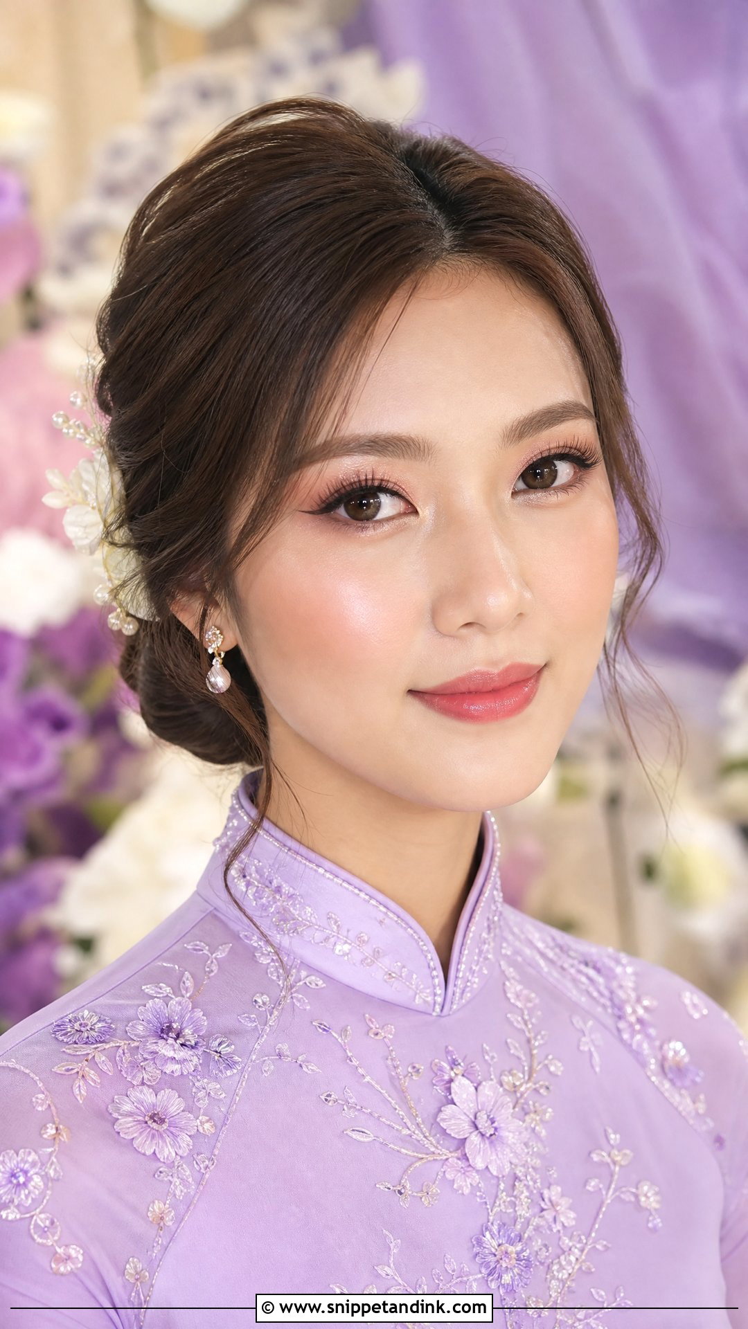 Asian Wedding Makeup With Pastel Outfit - Snippet and Ink - 25 Asian Wedding Makeup Ideas