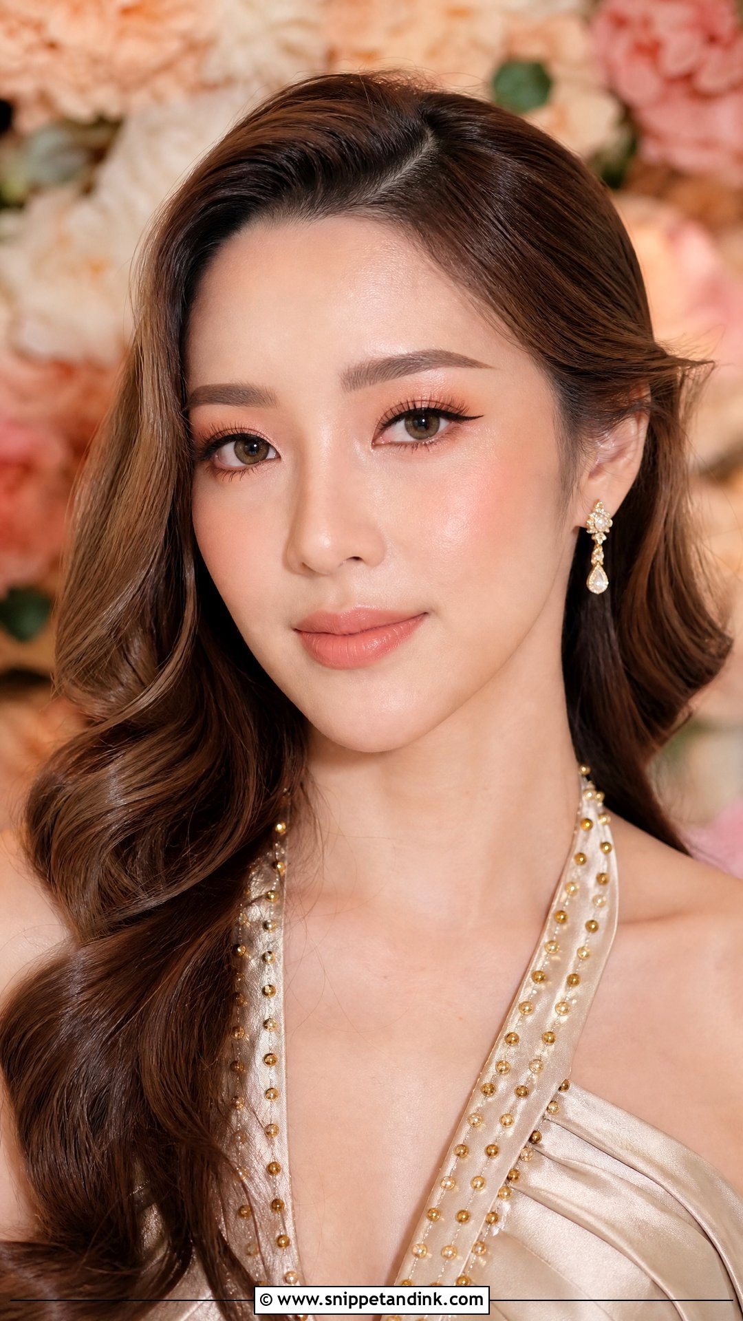 Asian Wedding Makeup With Peach Tones - Snippet and Ink - 25 Asian Wedding Makeup Ideas