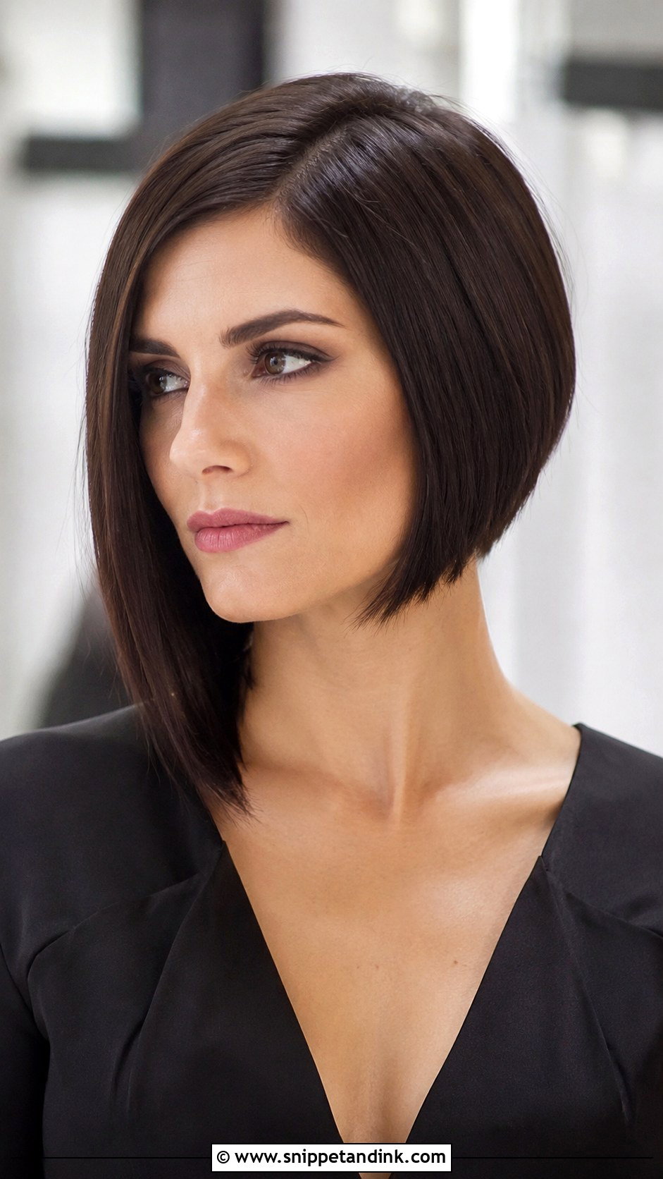 Asymmetrical Bob Style - Snippet and Ink - 30 Wedding Guest Hairstyles for Short Hair